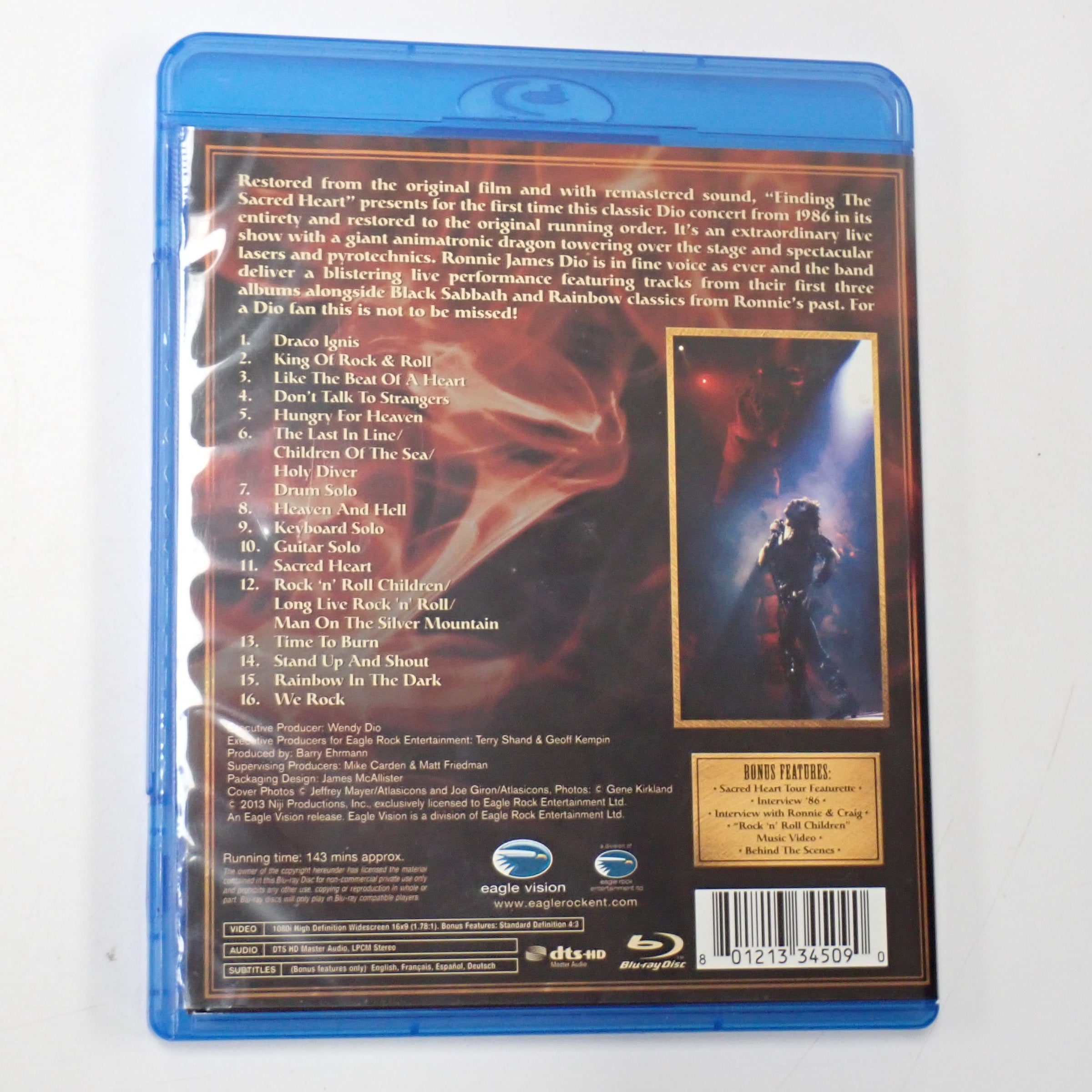 Dio - Finding The Sacred Heart (Live) - Blu-Ray [Pre-Owned]