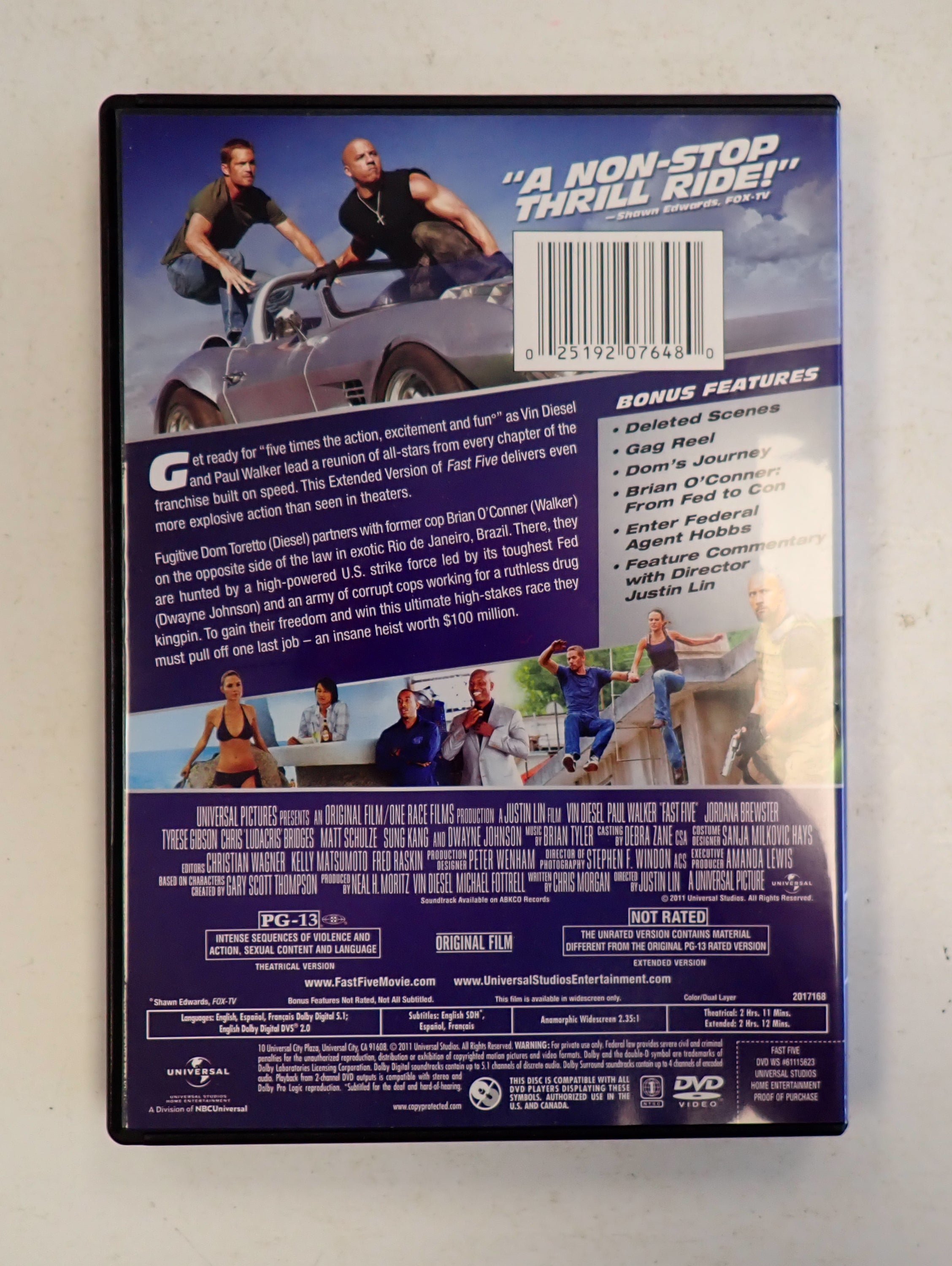 Fast Five  - DVD