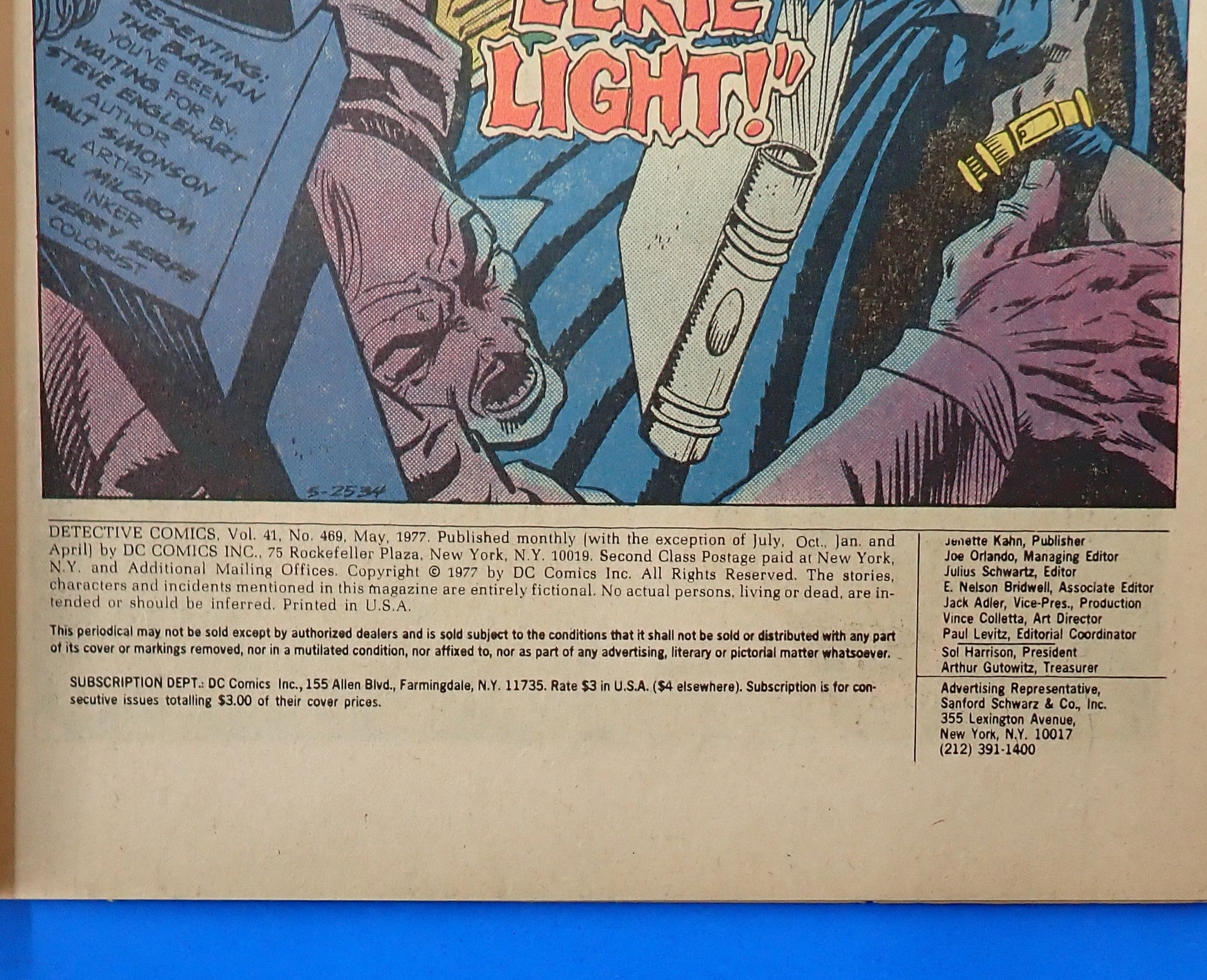 Detective Comics #469 (1977) - FN/FN- (5.5-6.0) - 1st App. Doctor Phosphorous