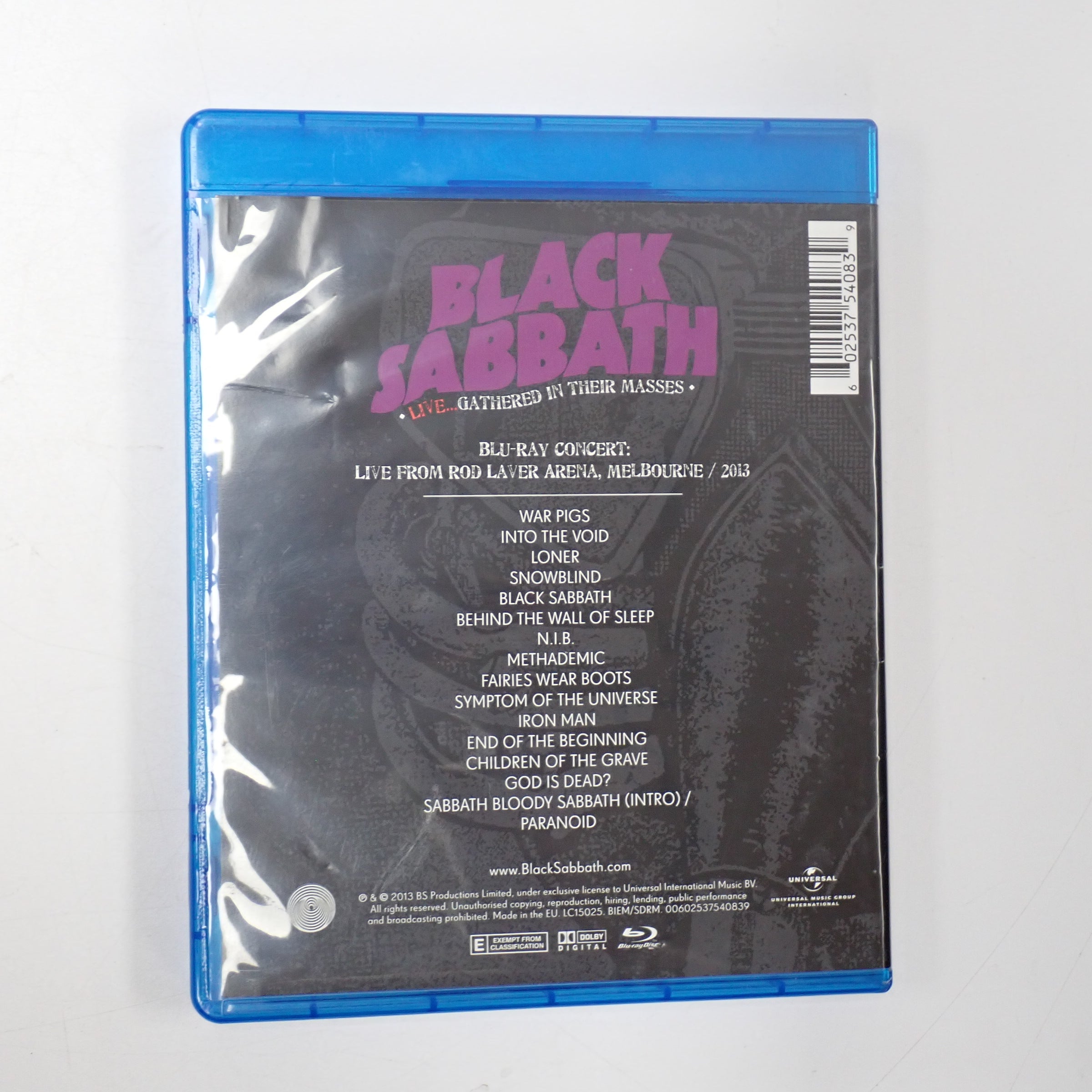 Black Sabbath - Gathered In Their Masses (Live) - Blu-Ray [Pre-Owned]