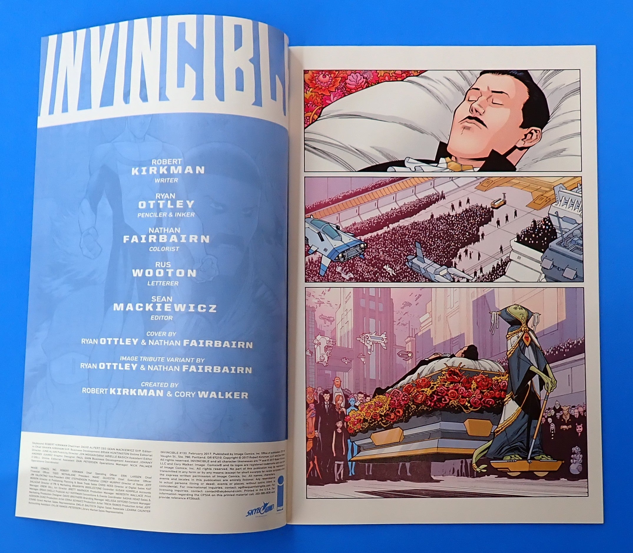 Invincible #133 (2017) - NM+ (9.4+) - Image Tribute Variant