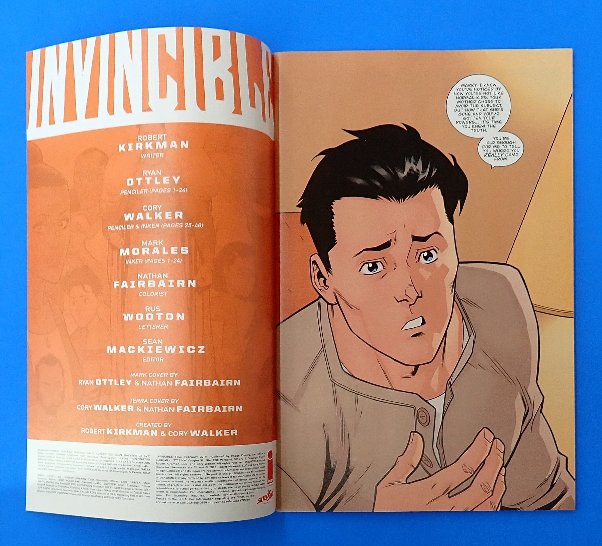 Invincible #144 (2018) - NM+ (9.4+) - Daughter of Invincible Variant