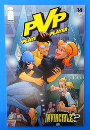 PVP: Player V Player #14 (2005) - NM (9.4) - Invincible Cover/App.
