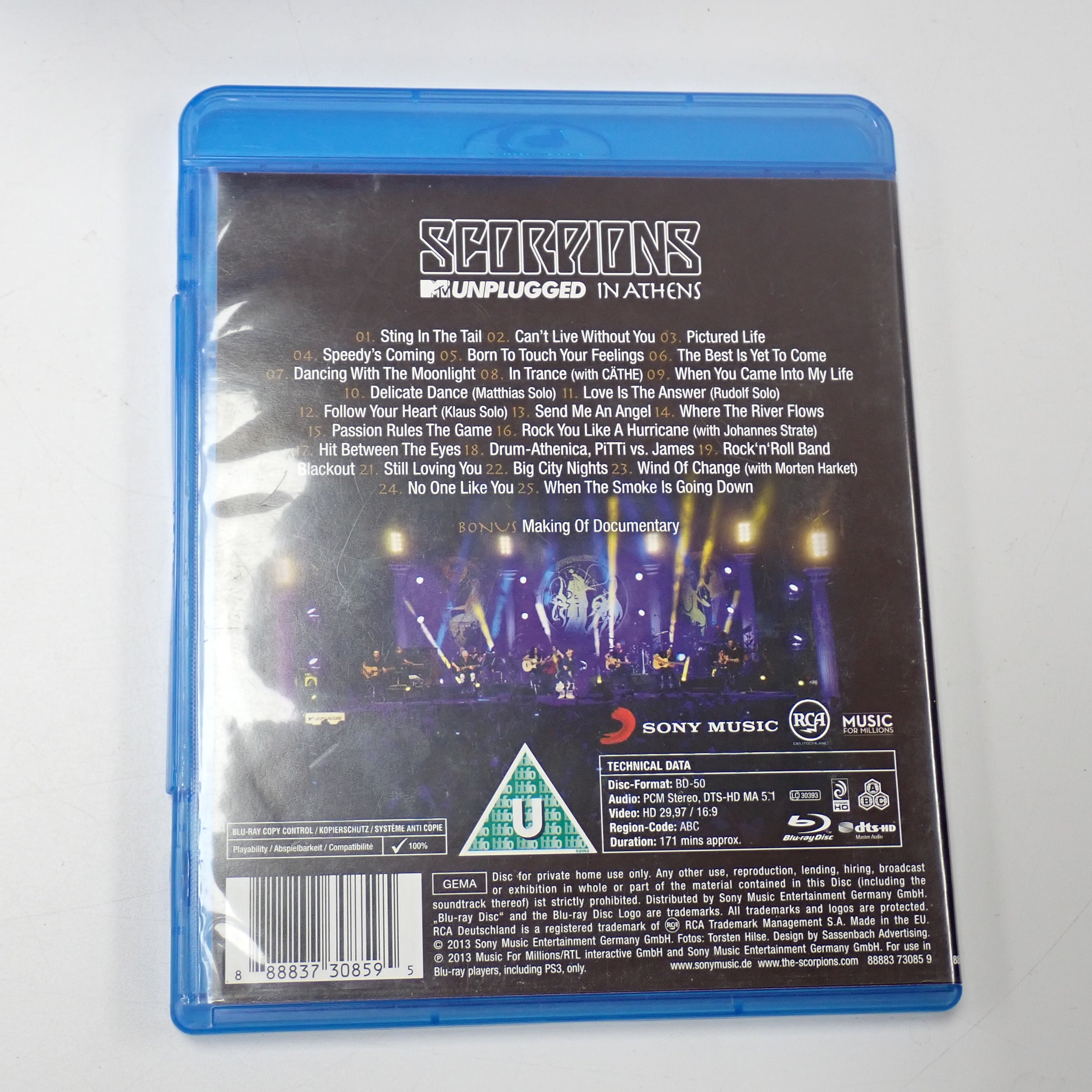 Scorpions - MTV Unplugged In Athens (Live) - Blu-Ray [Pre-Owned]