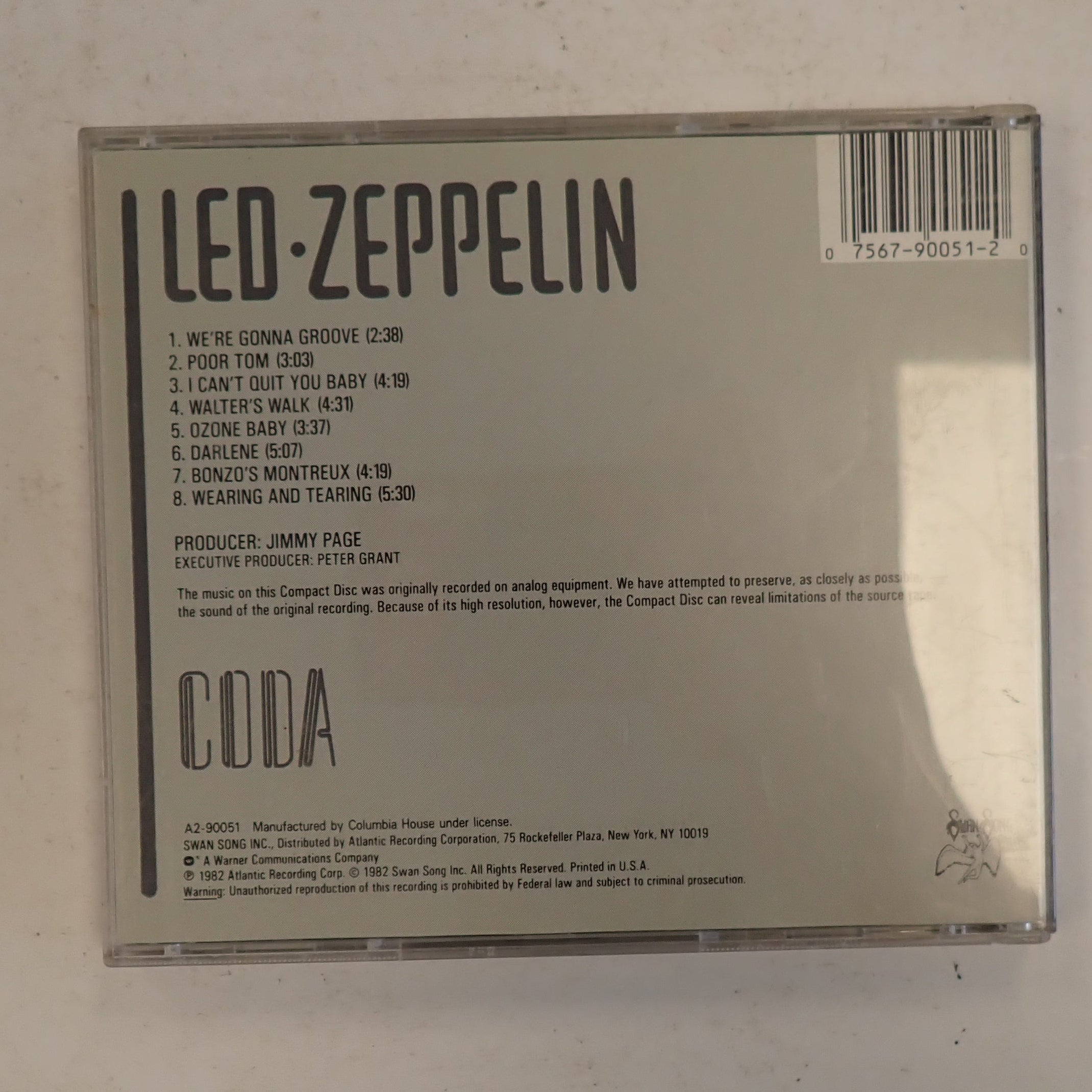 Led Zeppelin: CODA - CD
