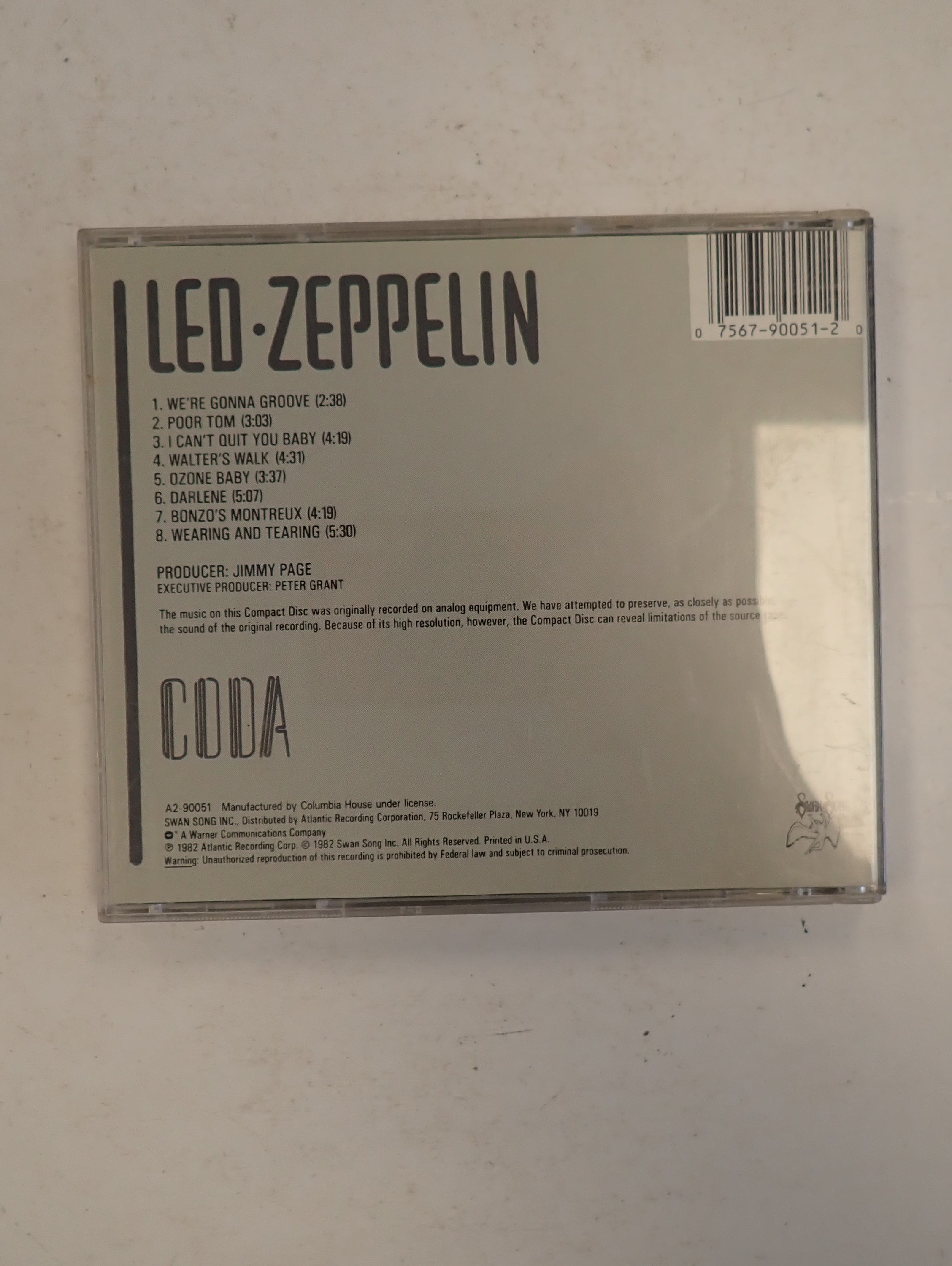 Led Zeppelin: CODA - CD