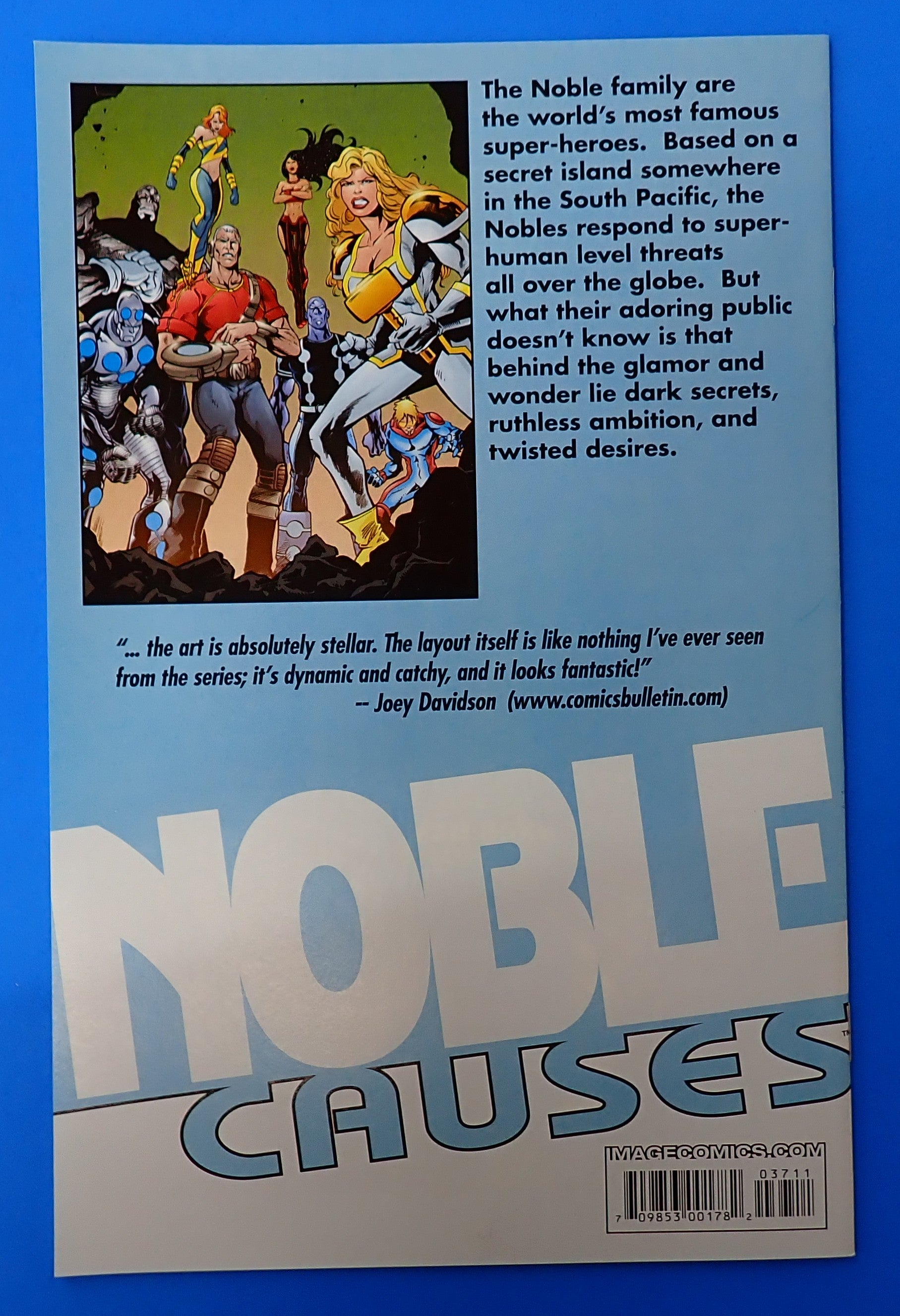 Noble Causes #37 (2008) - NM (9.4) - Invincible In Blue Suit, Low Print