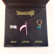 Goku Black Earring, Time Ring, & Scythe Pendant Set - Dragon Ball Super [Pre-Owned]