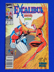 Excalibur #20 (1990) - FN/VF (7.0) SIGNED by Stan Lee - COA Included