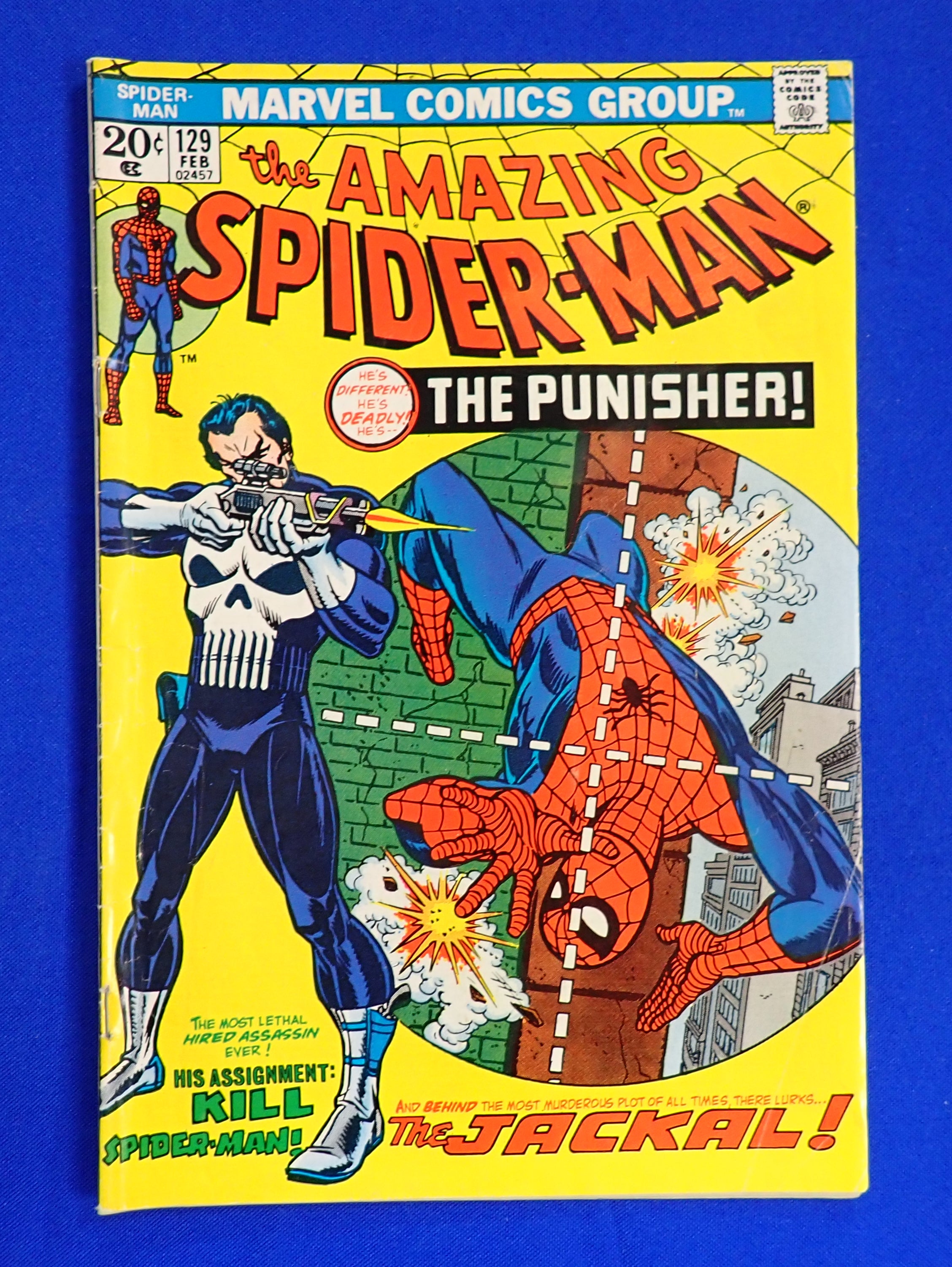 Amazing Spider-Man #129 (1974) - VG (4.0) - 1st Punisher