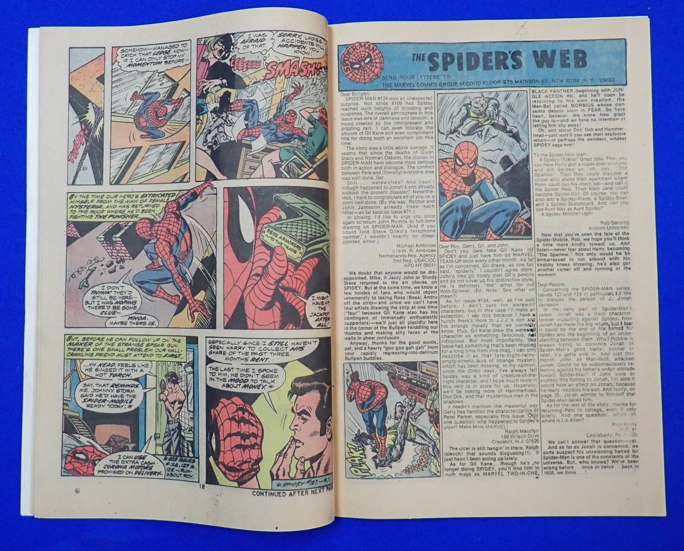 Amazing Spider-Man #129 (1974) - VG (4.0) - 1st Punisher