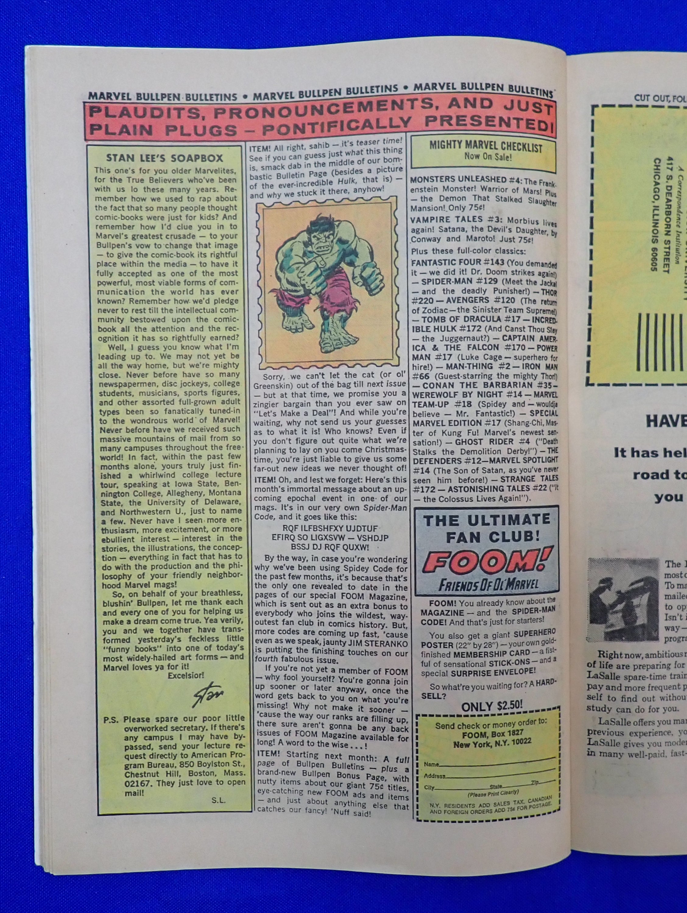 Amazing Spider-Man #129 (1974) - VG (4.0) - 1st Punisher