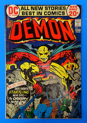 The Demon #1 (1972) - VG/FN (5.0) - Several 1st App.