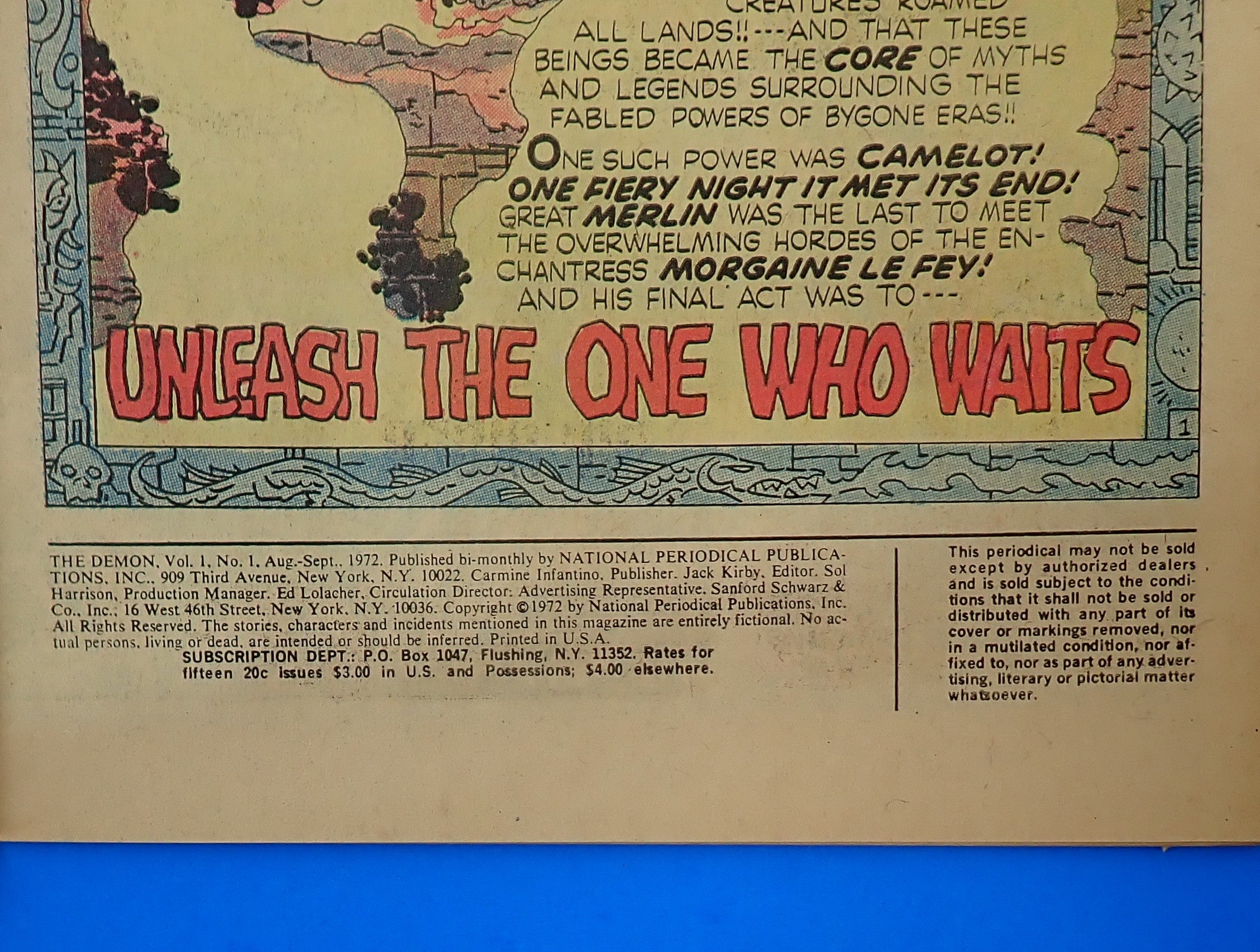 The Demon #1 (1972) - VG/FN (5.0) - Several 1st App.