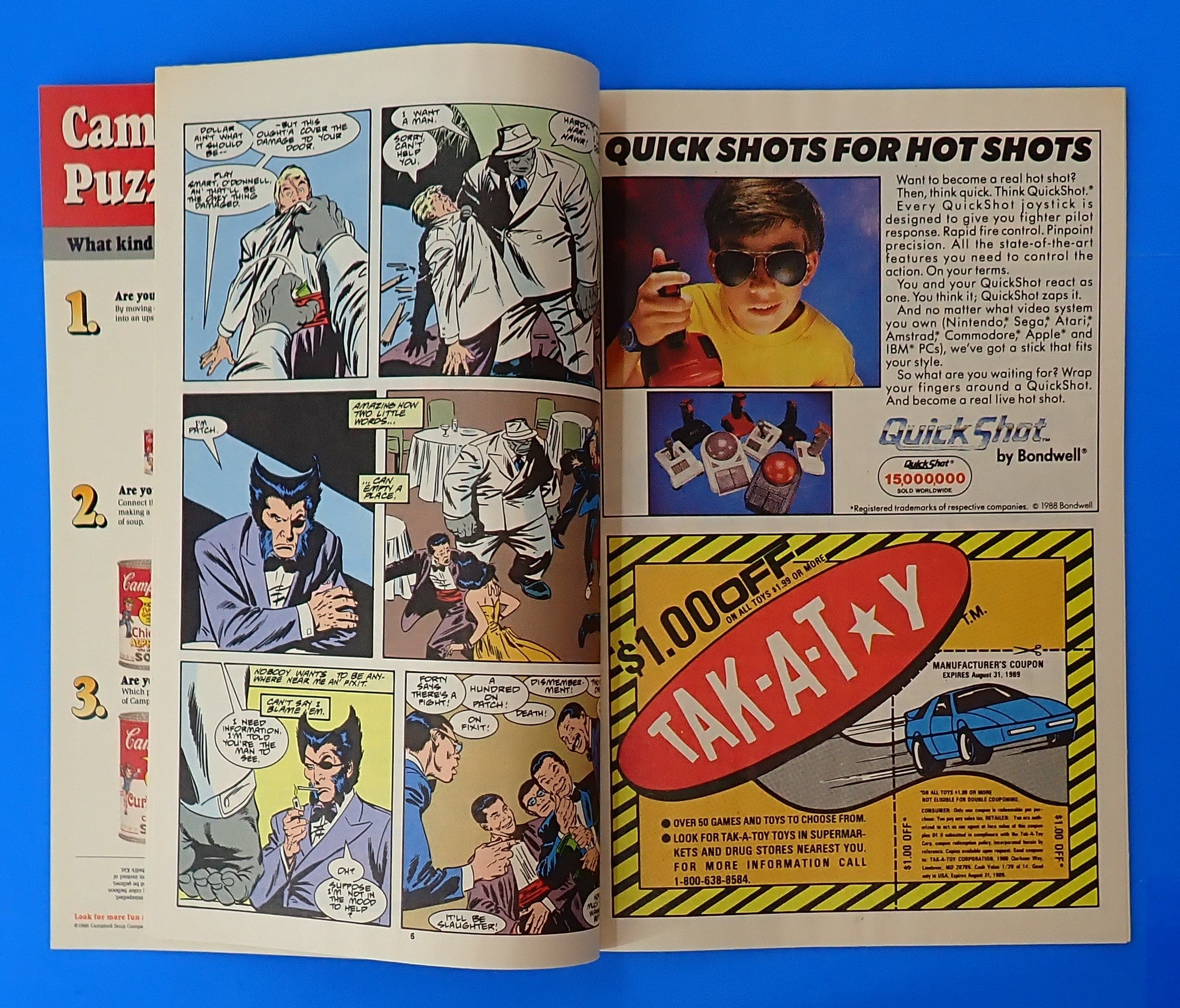 Wolverine #8 (1989) - NM+ (9.4+) - Iconic John Buscema Cover