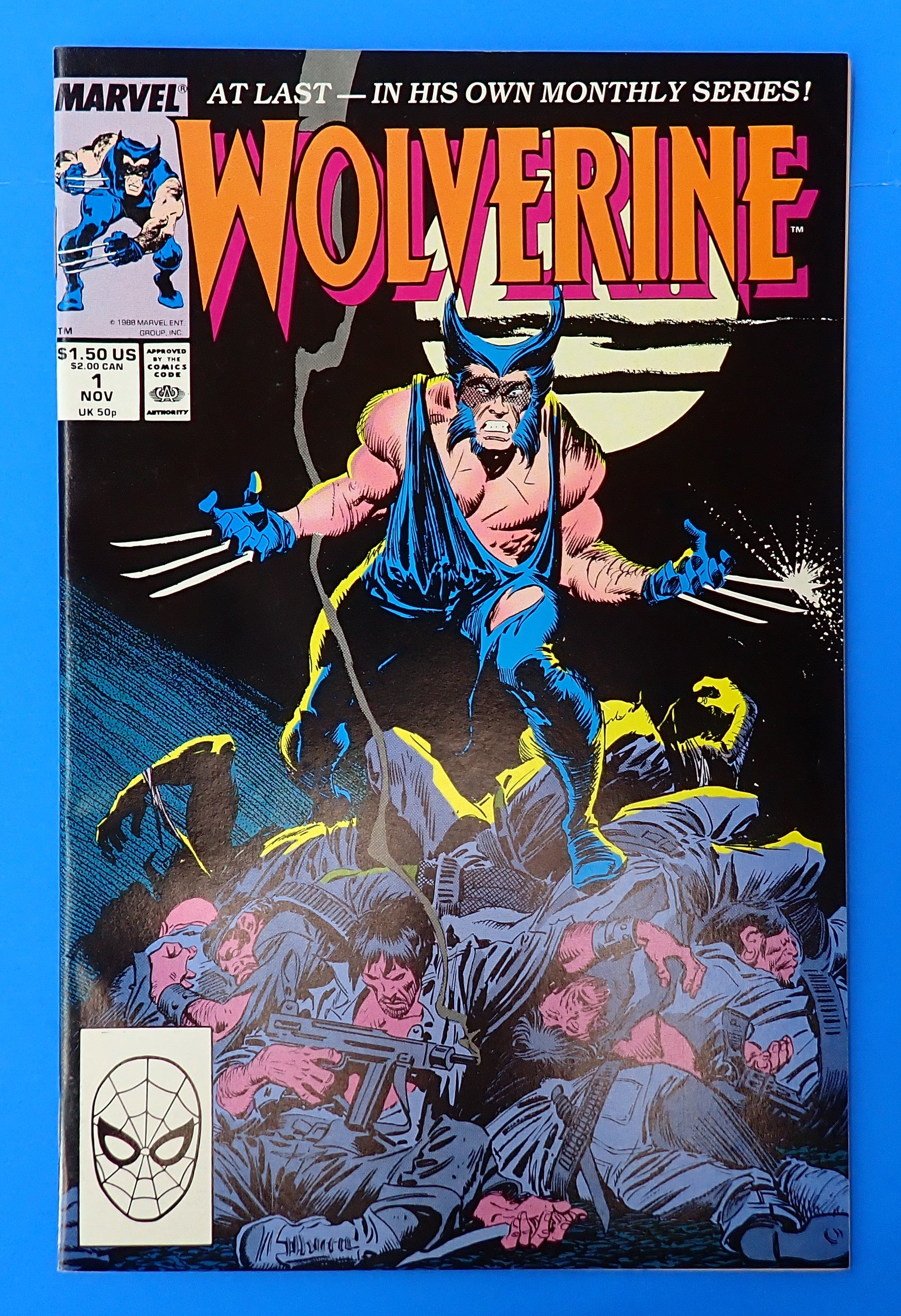Wolverine #1 (1988) - VF/VF+ (8.0-8.5) - 1st Ongoing Series