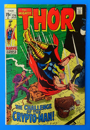 Thor #174 (1970) - VF- (7.5) - 1st App. of Crypto Man