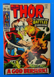 Thor #166 (1969) - FN/FN+ (6.0-6.5) - 2nd Full App. of Him