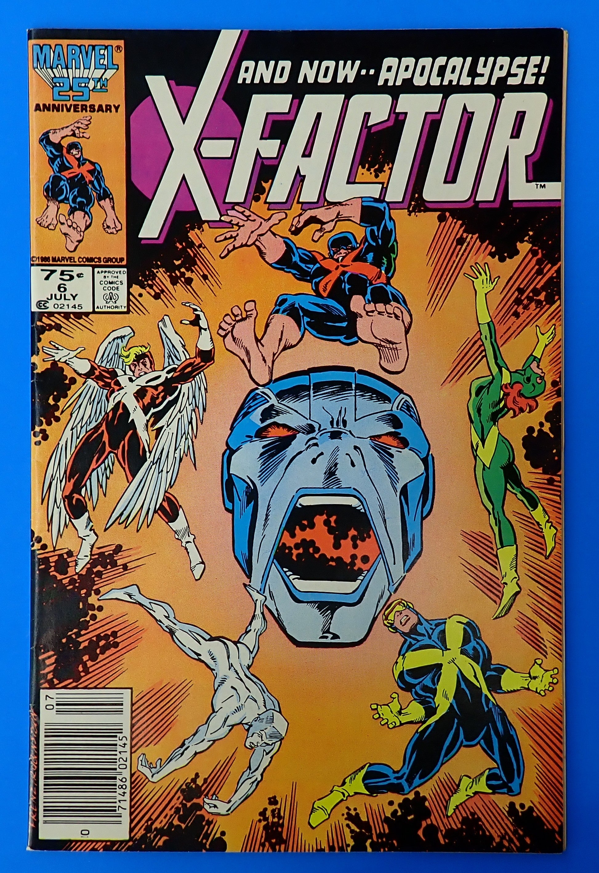 X-Factor #6 (1986) - VG/FN- (5.0-5.5) - 1st Full/Cover App. Apocalypse