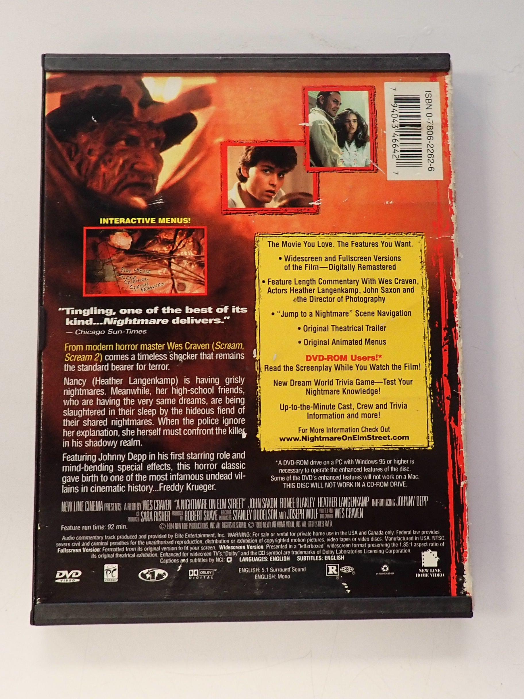 A Nightmare on Elm Street - DVD [Pre-Owned]