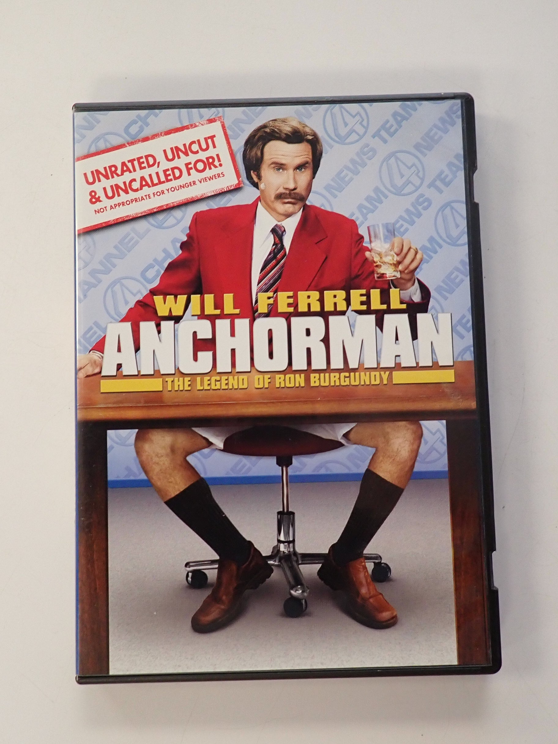 Will Ferrell Anchorman, The Legend of Ron Burgundy - DVD [Pre-Owned]