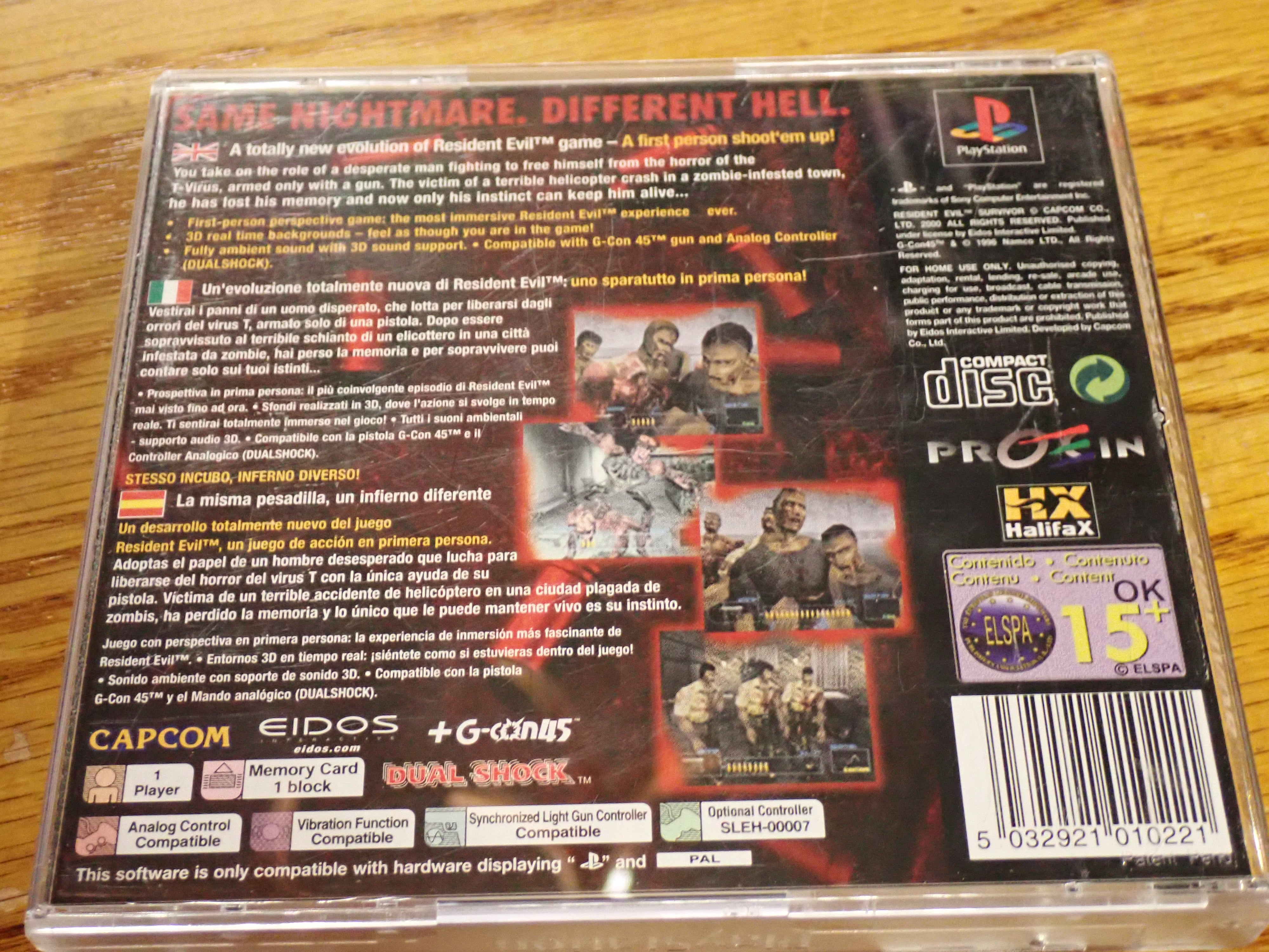 Resident Evil Survivor PAL