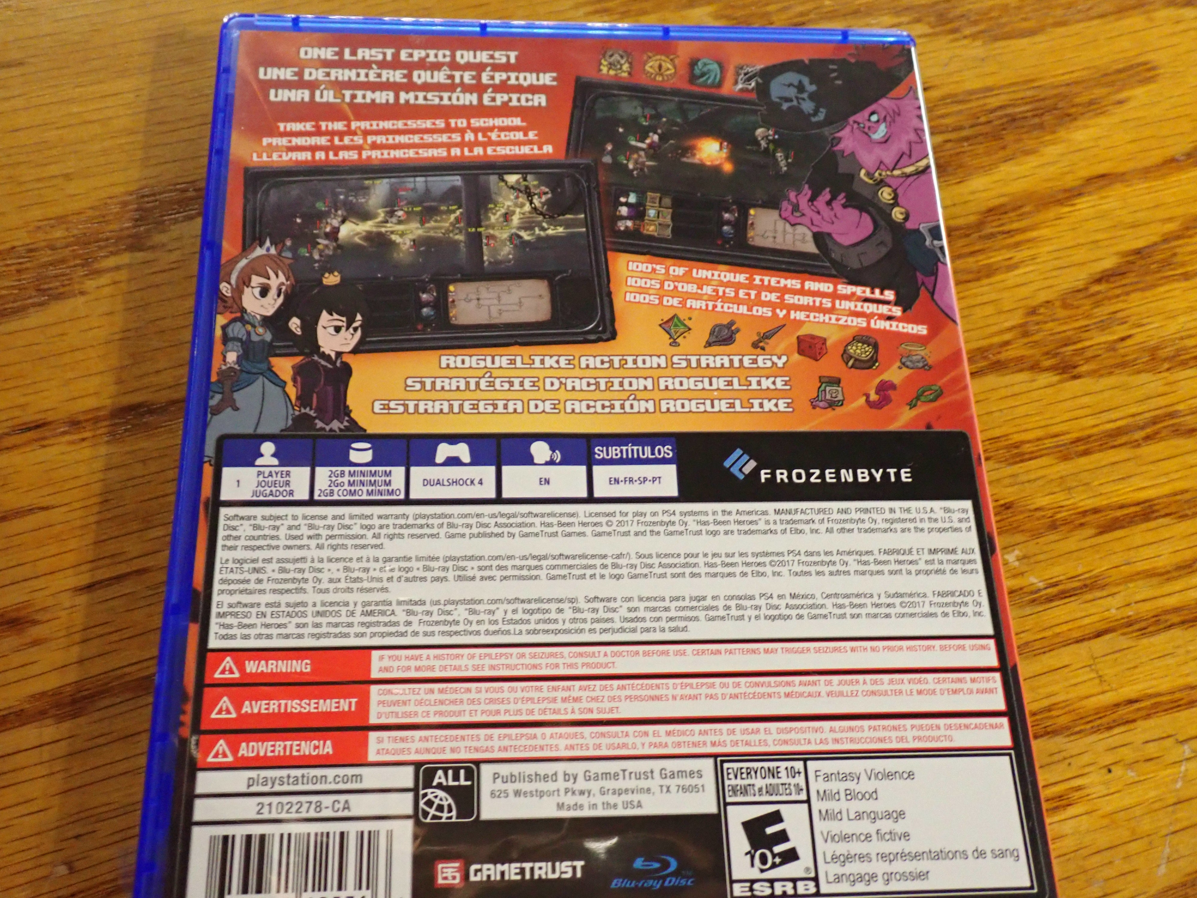 Has Been Heroes PS4