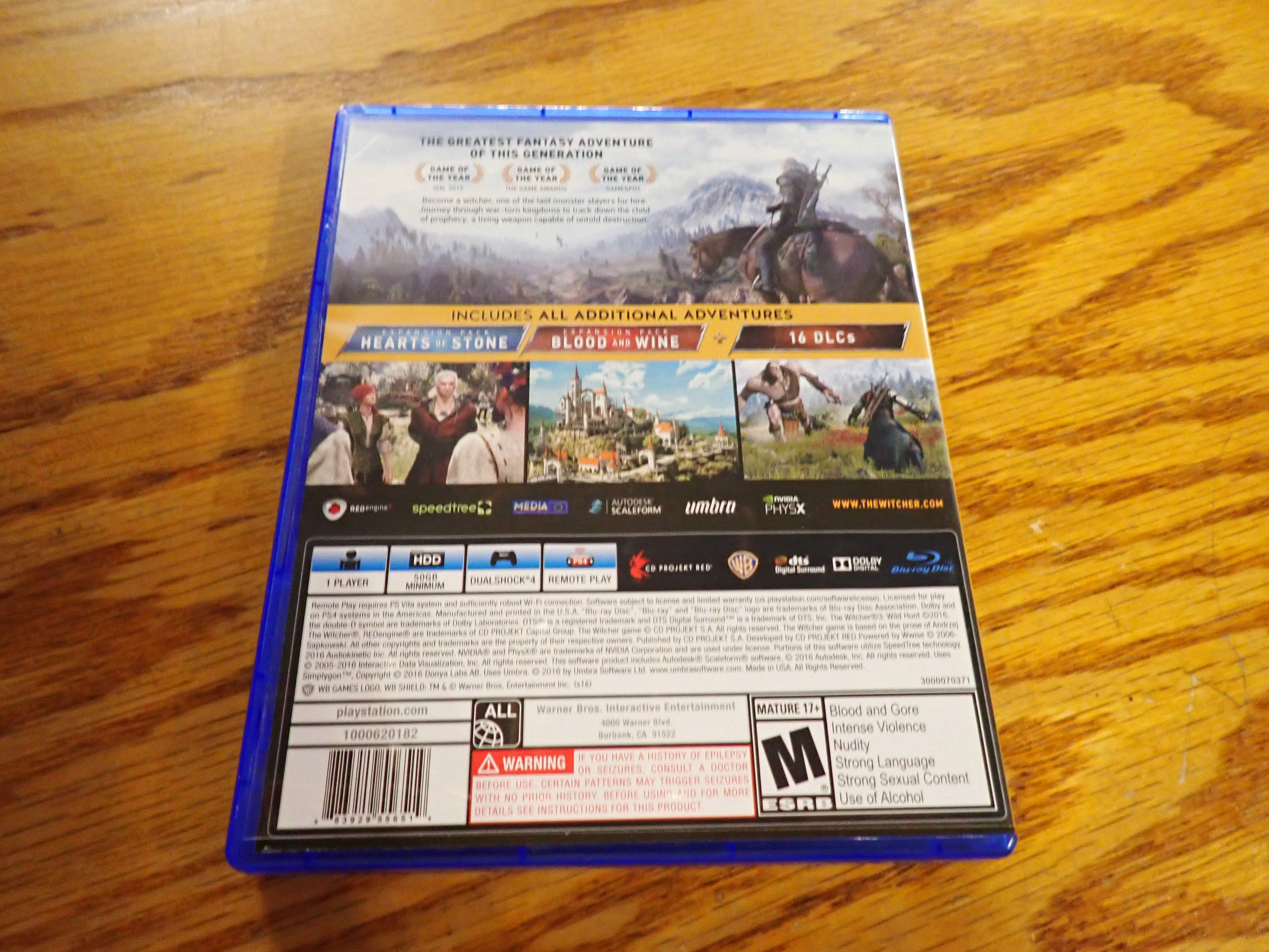Witcher 3: Wild Hunt CE