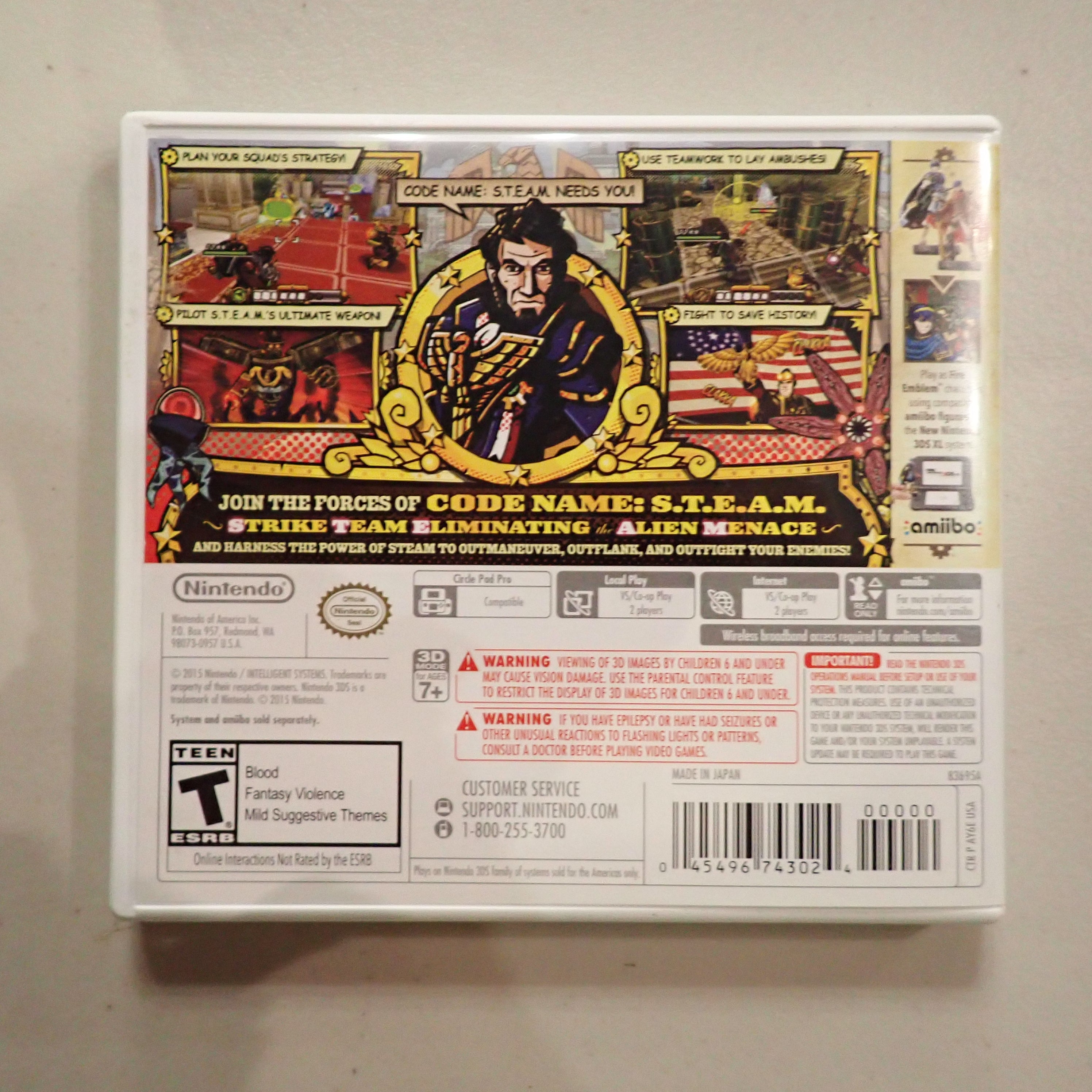 Code Name S.T.E.A.M. - 3DS