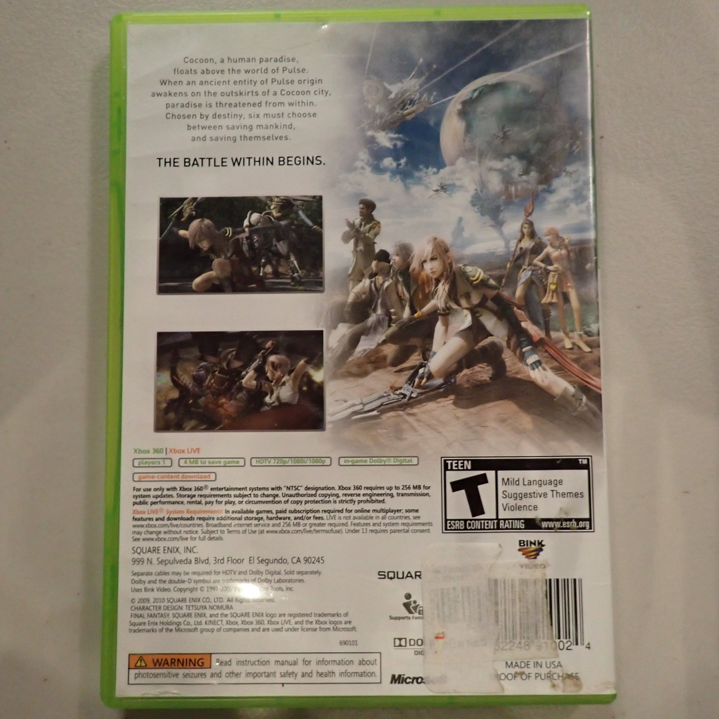 Final Fantasy XIII - Xbox 360