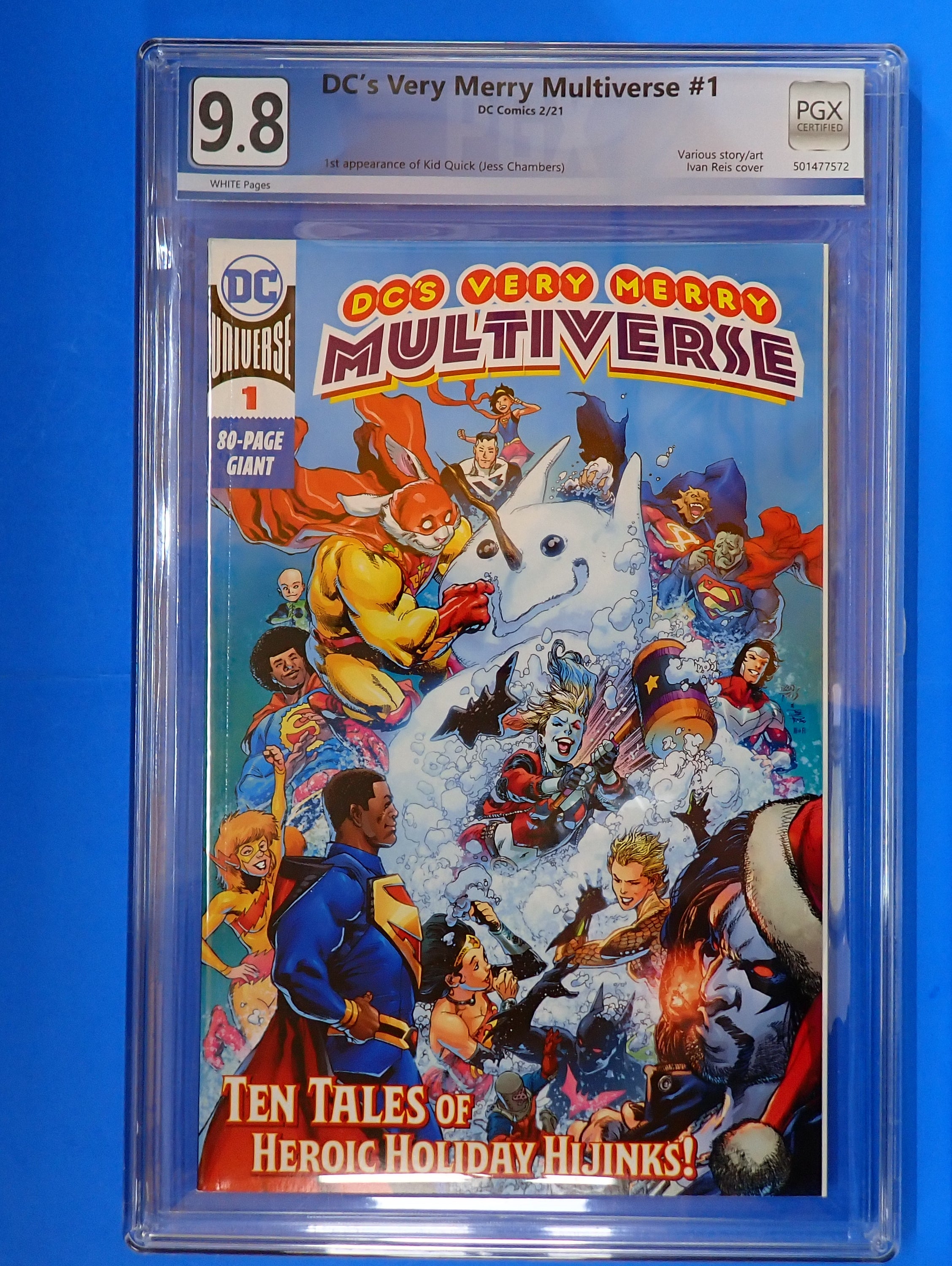 DC's Very Merry Multiverse #1 (2020) - PGX 9.8 - 1st App. Kid Quick (Future State)