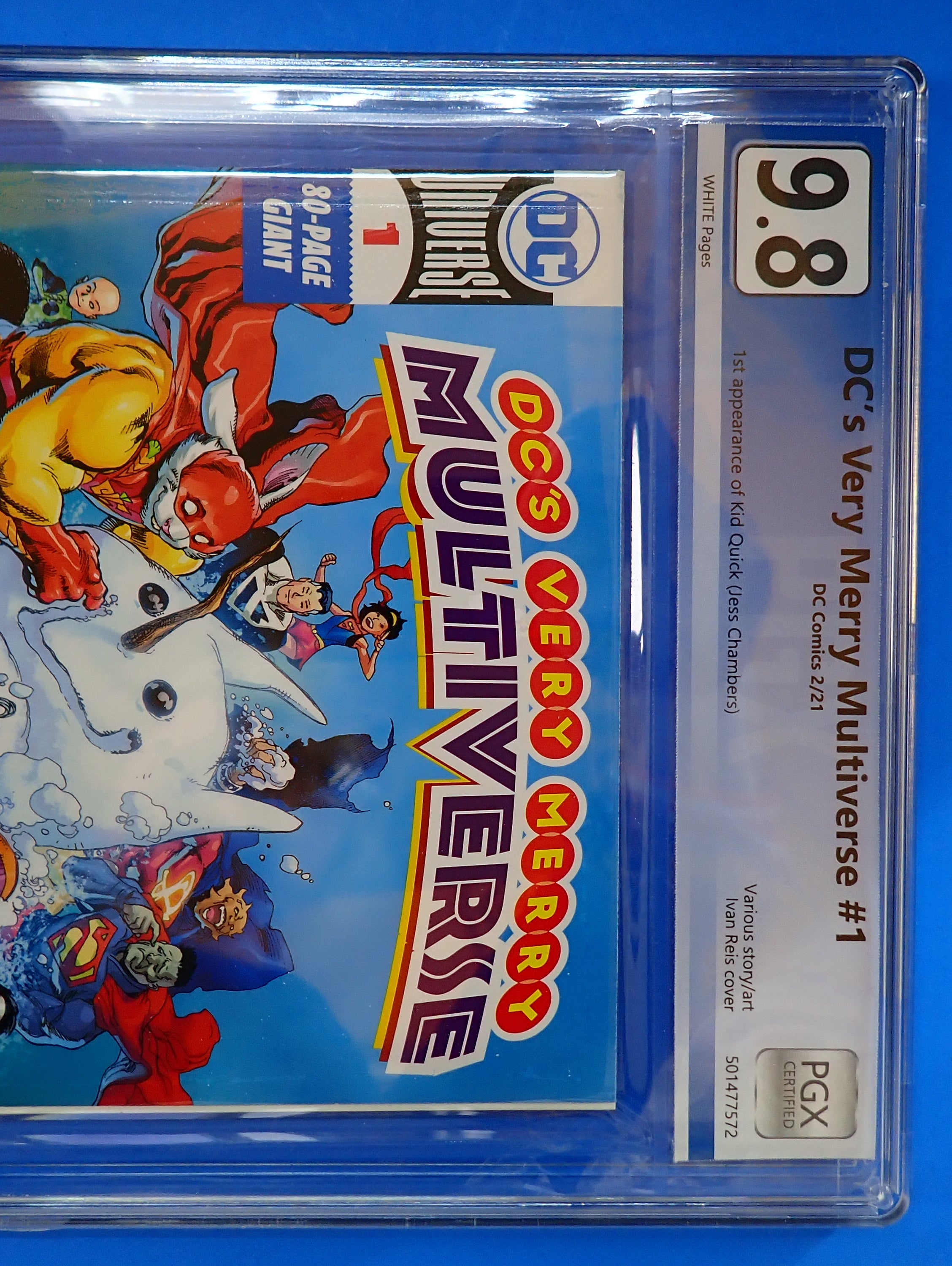 DC's Very Merry Multiverse #1 (2020) - PGX 9.8 - 1st App. Kid Quick (Future State)