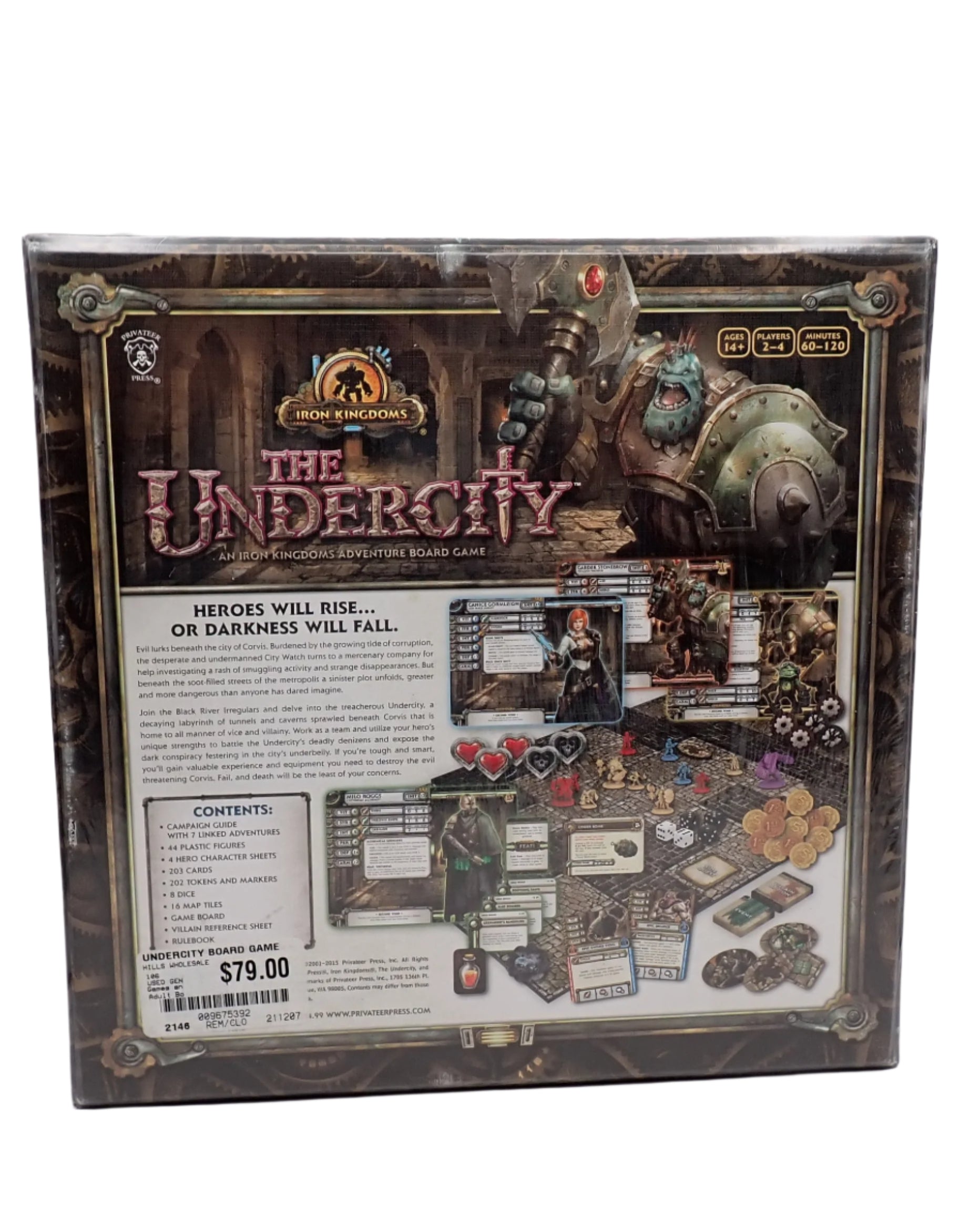 The Undercity: An Iron Kingdoms Adventure Board Game
