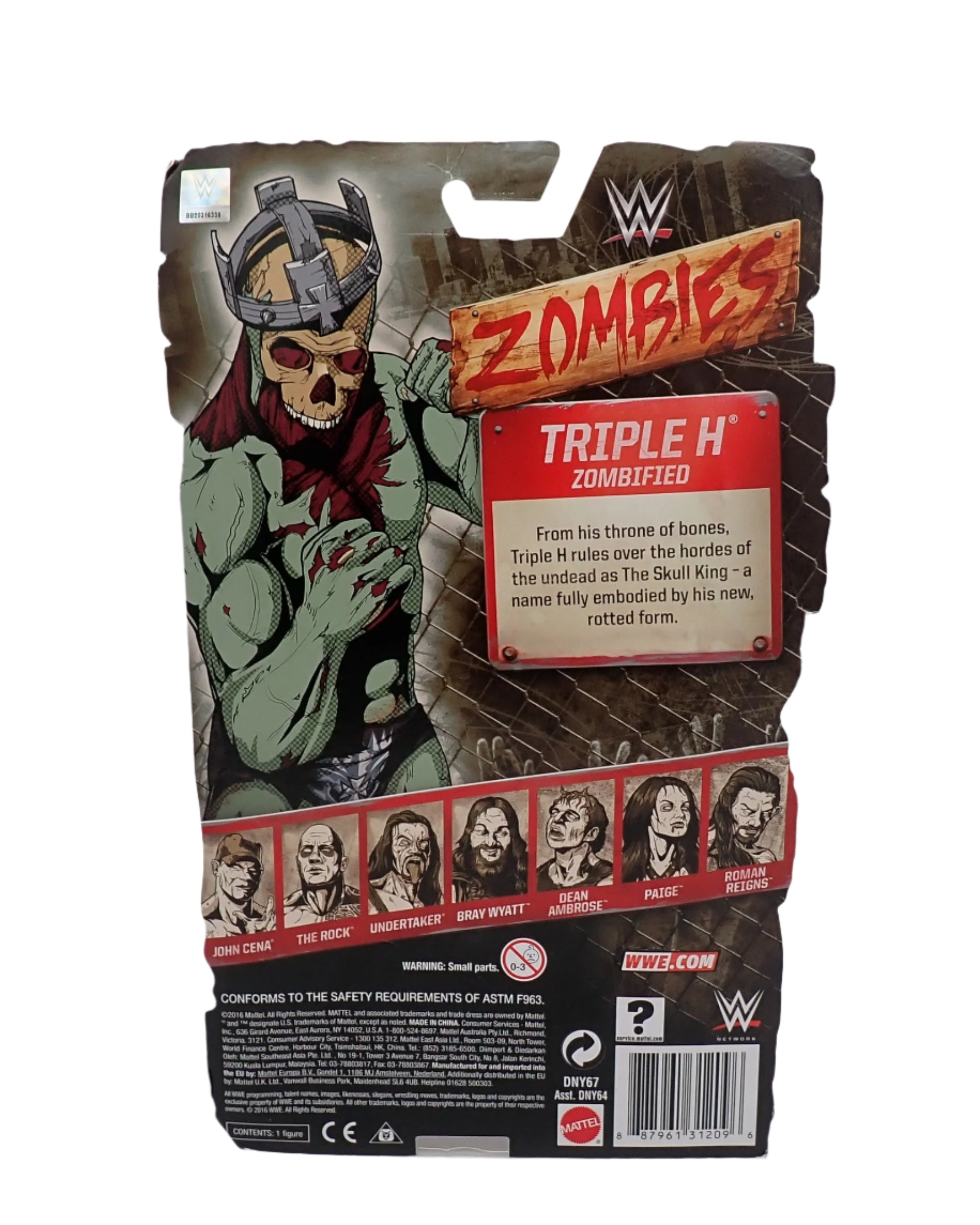 WWE Triple H Zombie Figure