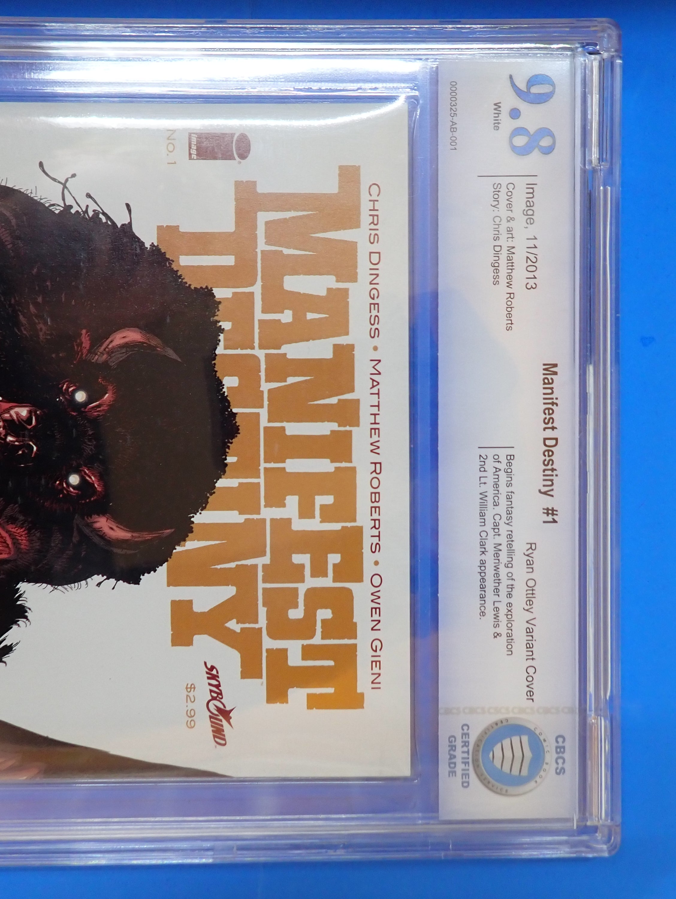 Manifest Destiny #1 (2013) - CBCS 9.8