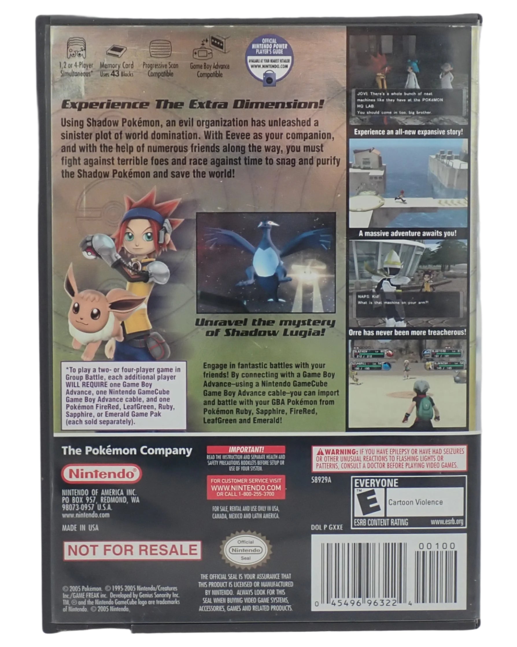 Pokemon XD Gale of Darkness [Not for Resale] - Nintendo Gamecube