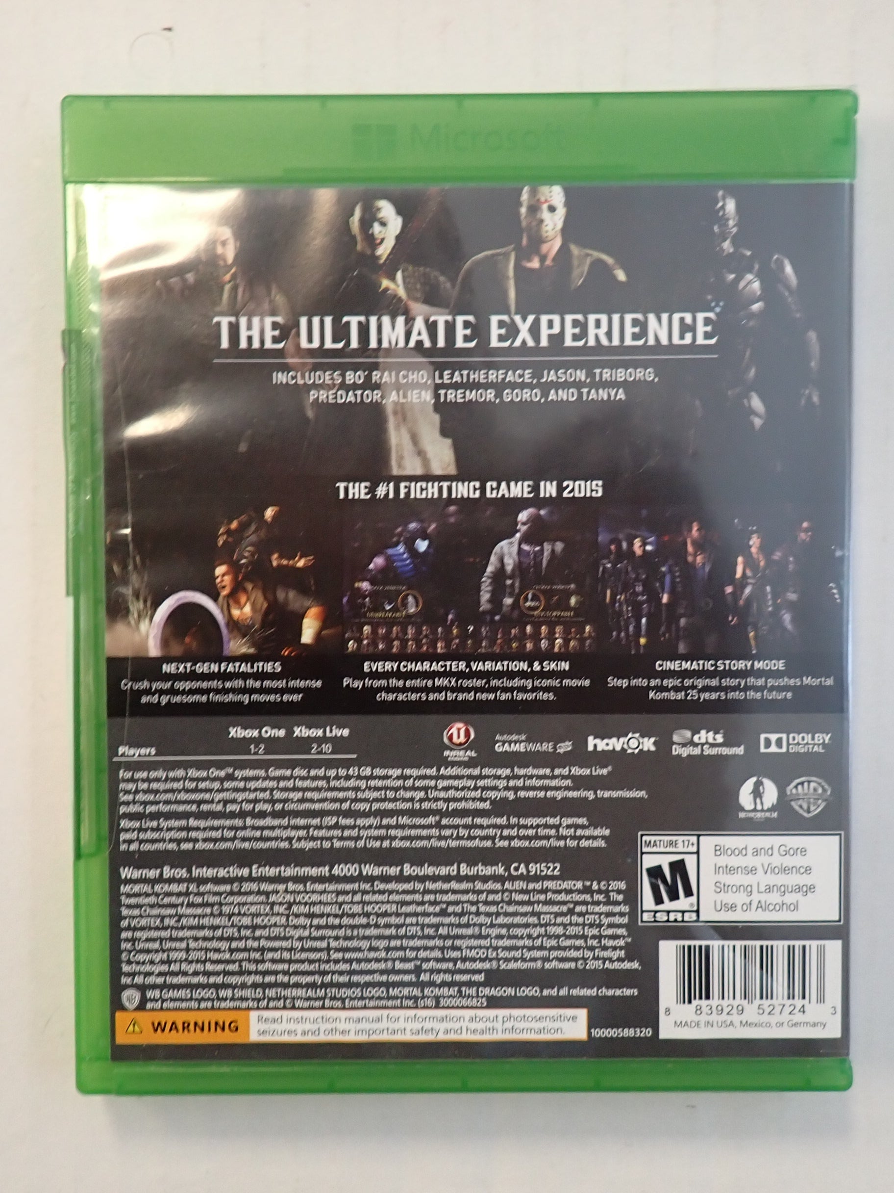 Mortal Kombat XL - Xbox One