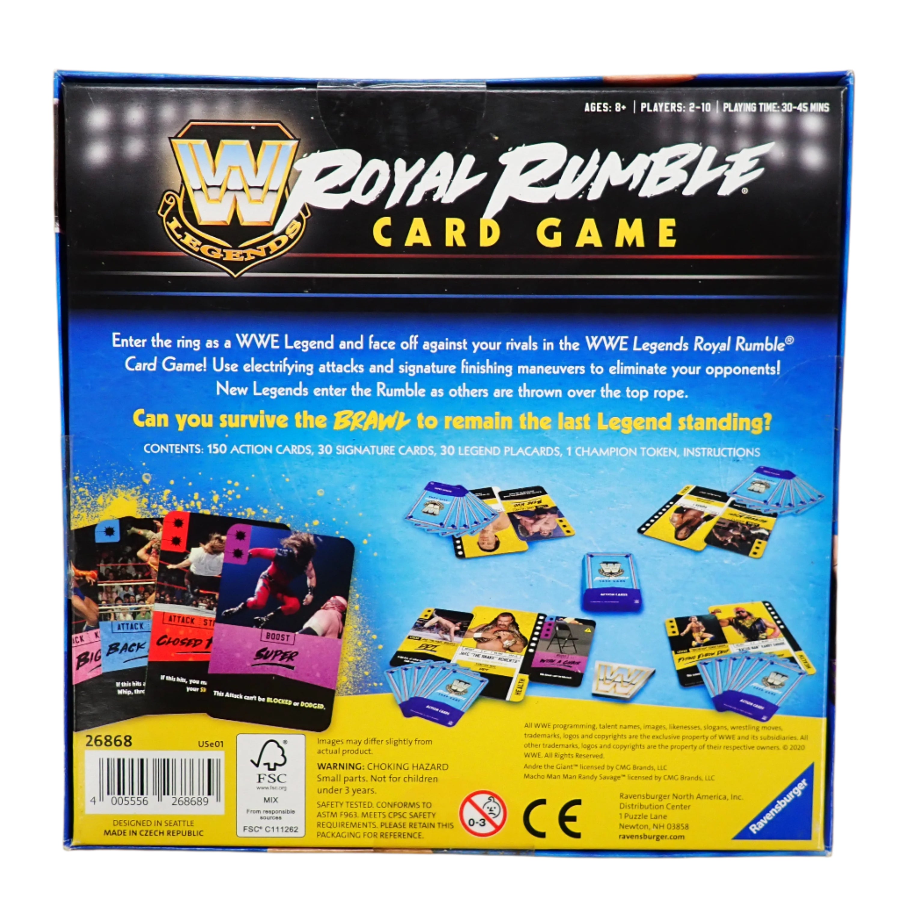 WWE Legends Royal Rumble Card Game [Used, Sealed]