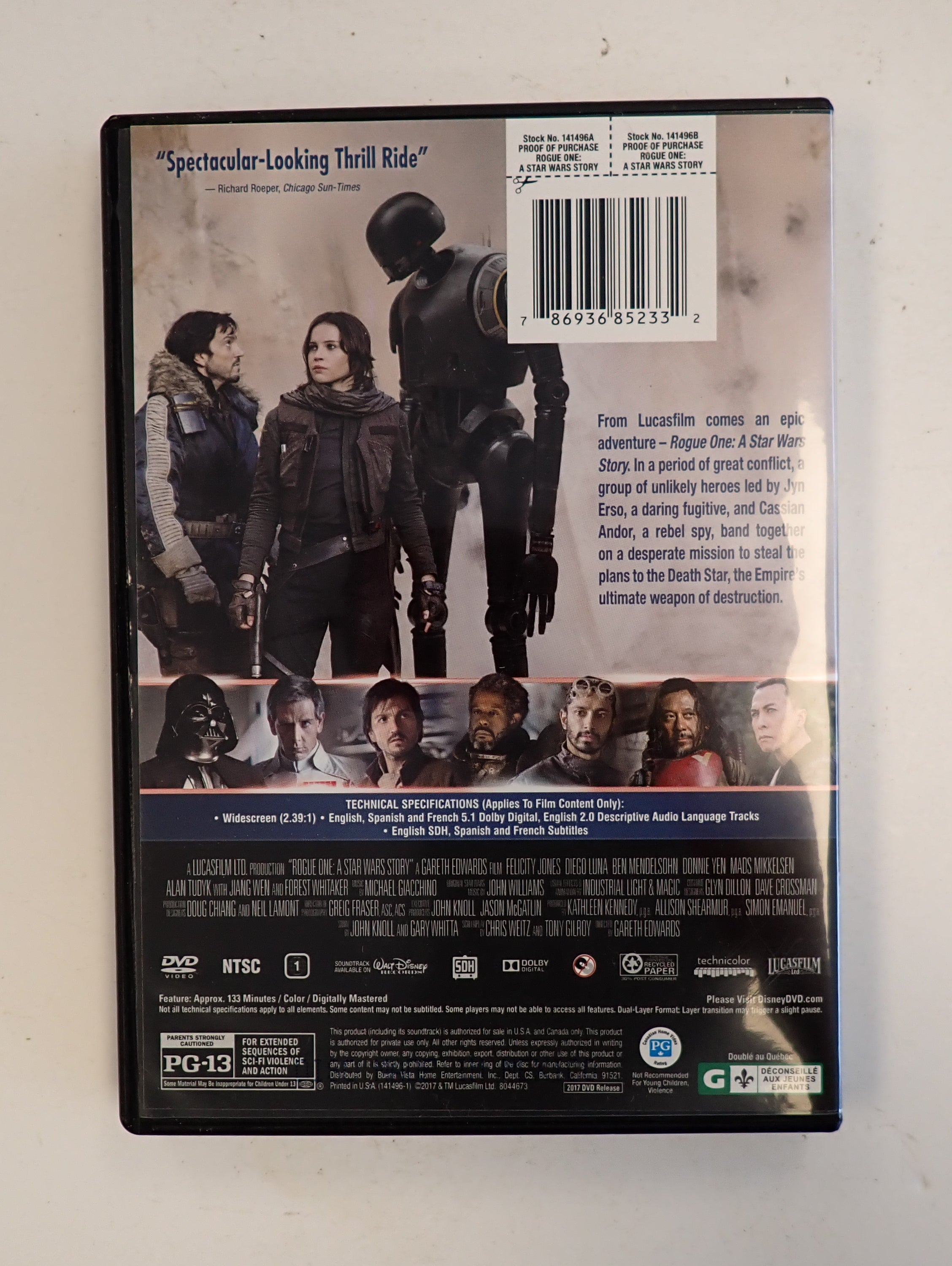 Rogue One: A Star Wars Story - DVD