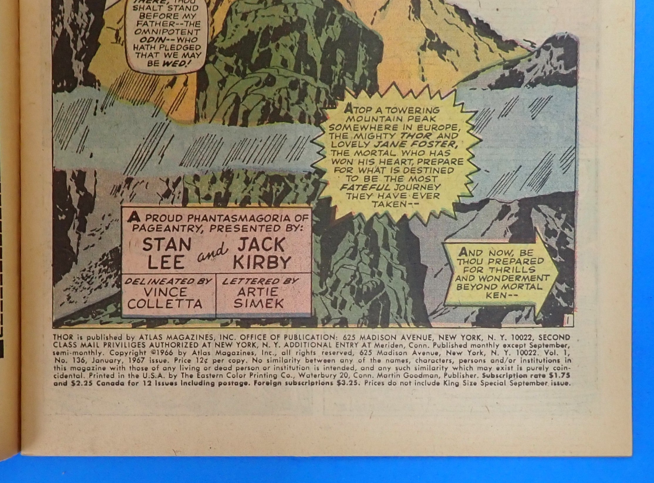 Thor #136 (1967) - FN (6.0) - 1st App. Sif in Mainline Thor