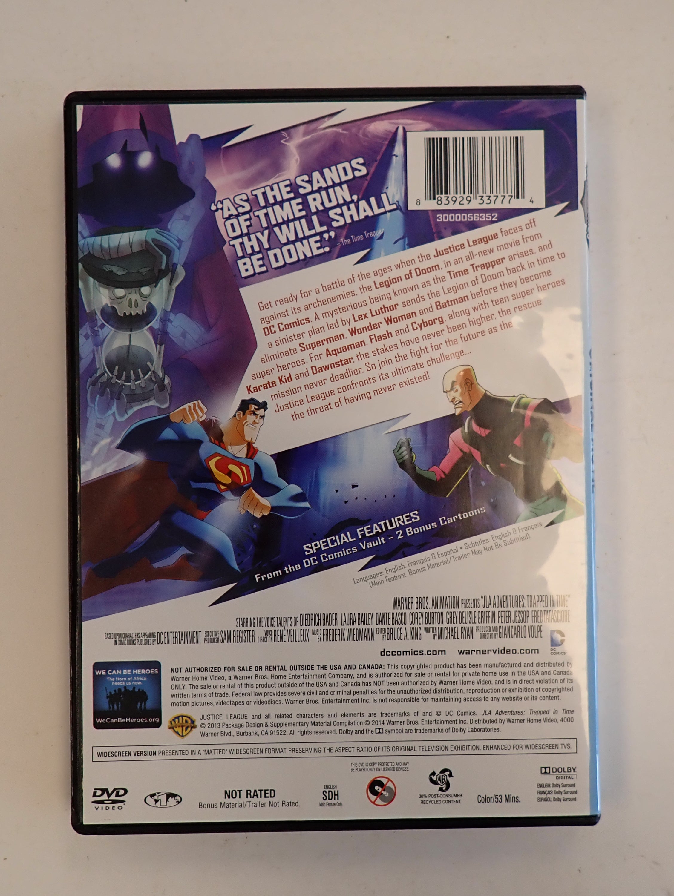 JLA Adventures: Trapped in Time - DVD