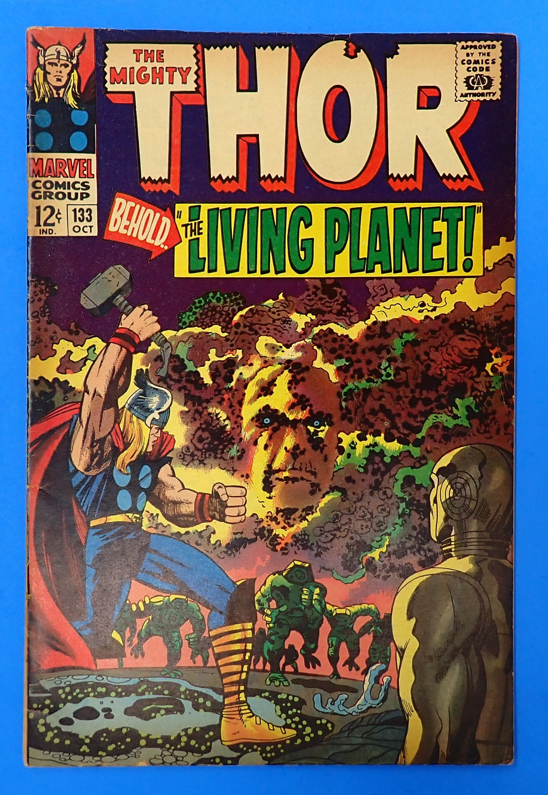 Thor #133 (1966) - VG+ (4.5) - 1st Full App. Ego the Living Planet