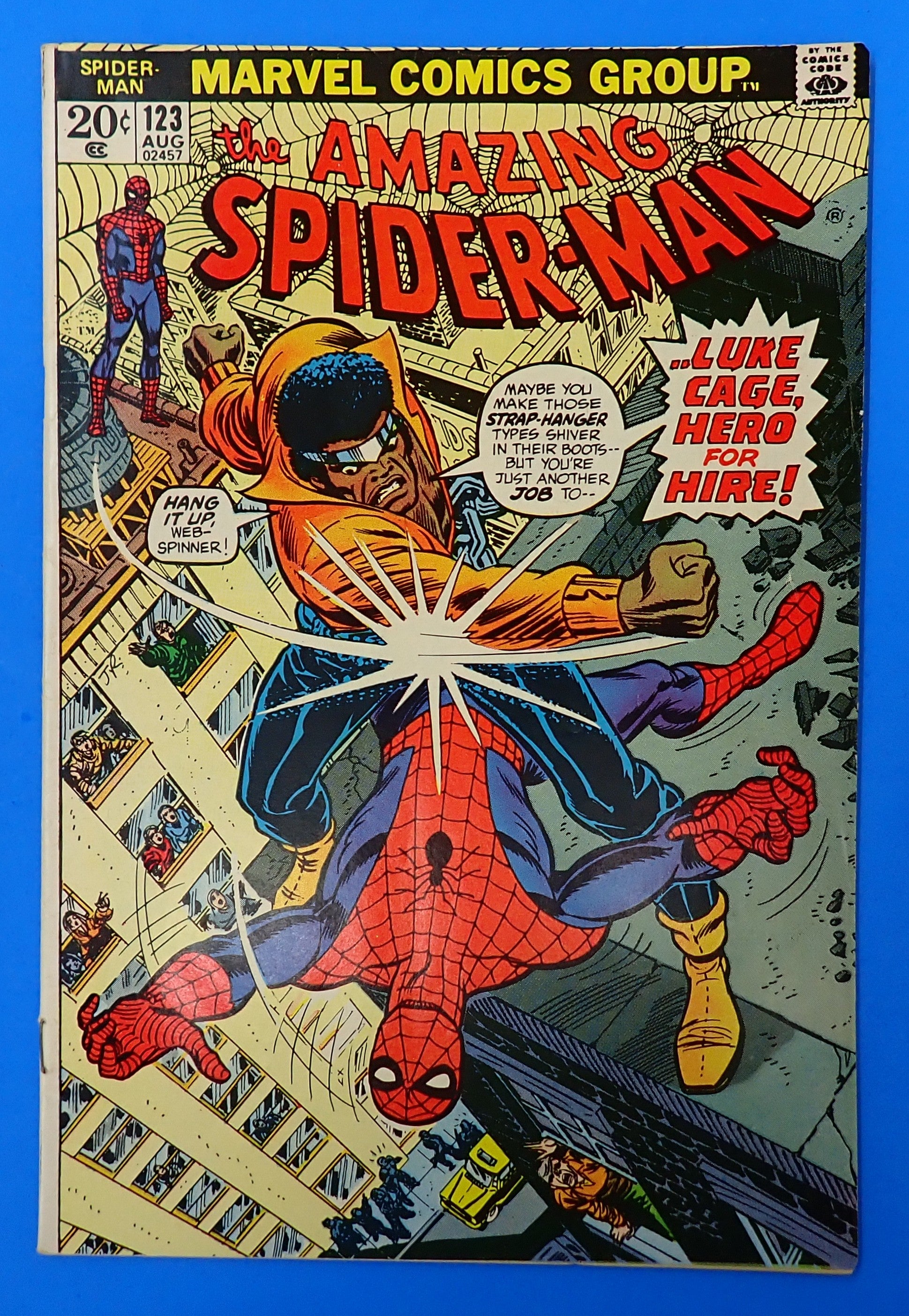 Amazing Spider-Man #123 (1973) - FN- (5.5) - Gwen Stacy Funeral