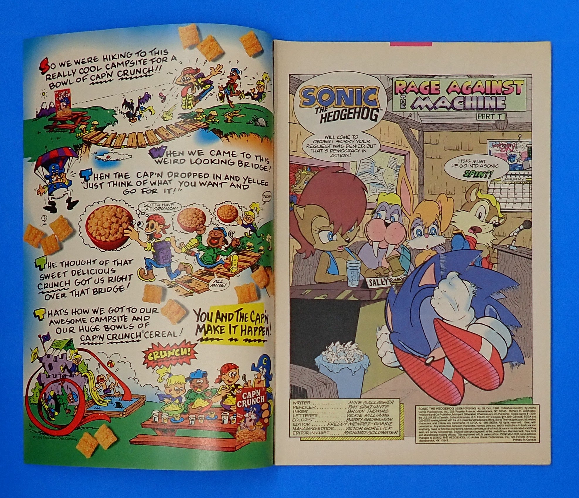 Sonic the Hedgehog #39 (1996) - VG/FN (5.0) - 1st App. Mecha Sonic