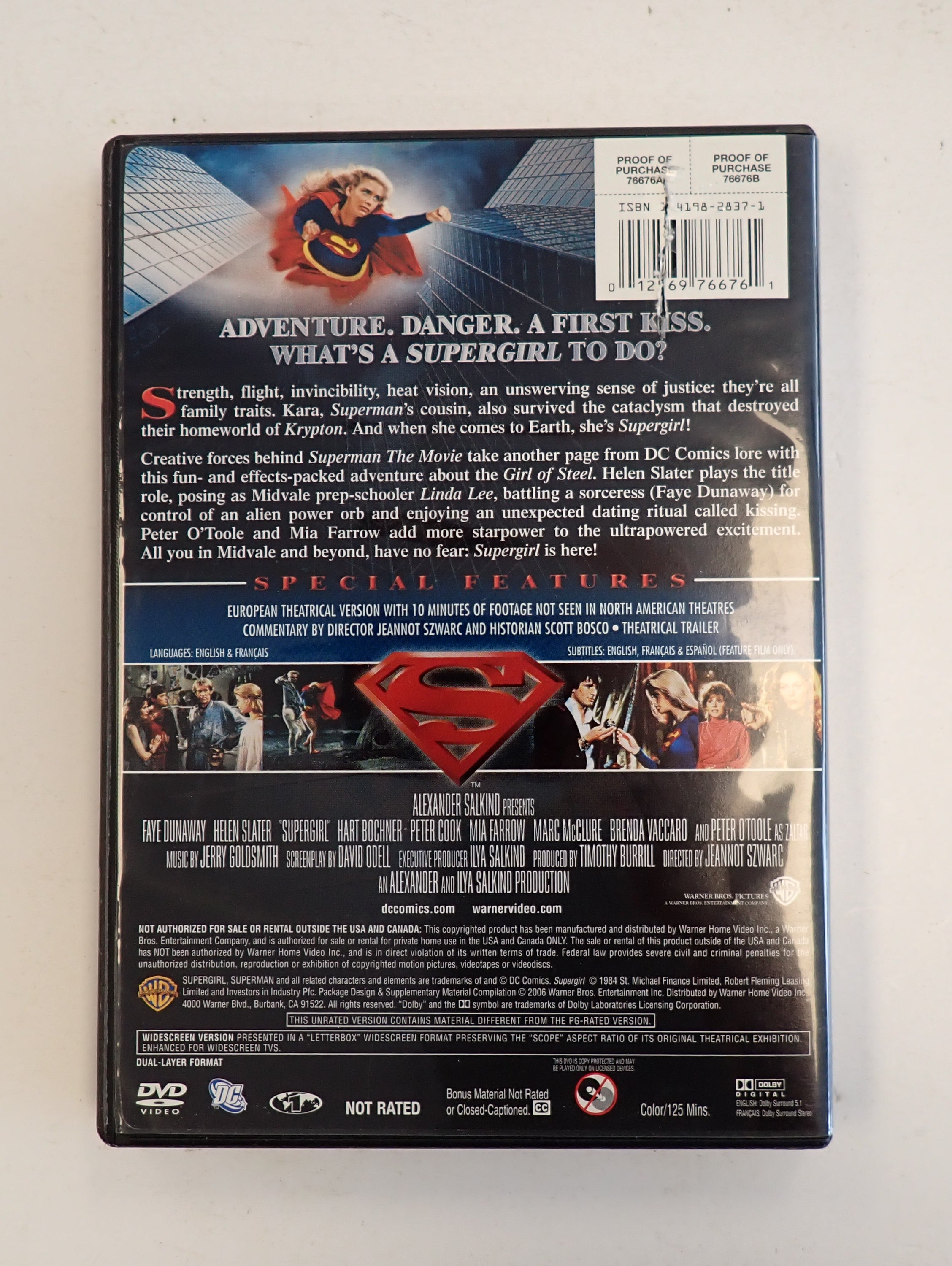 Supergirl (1984) - DVD