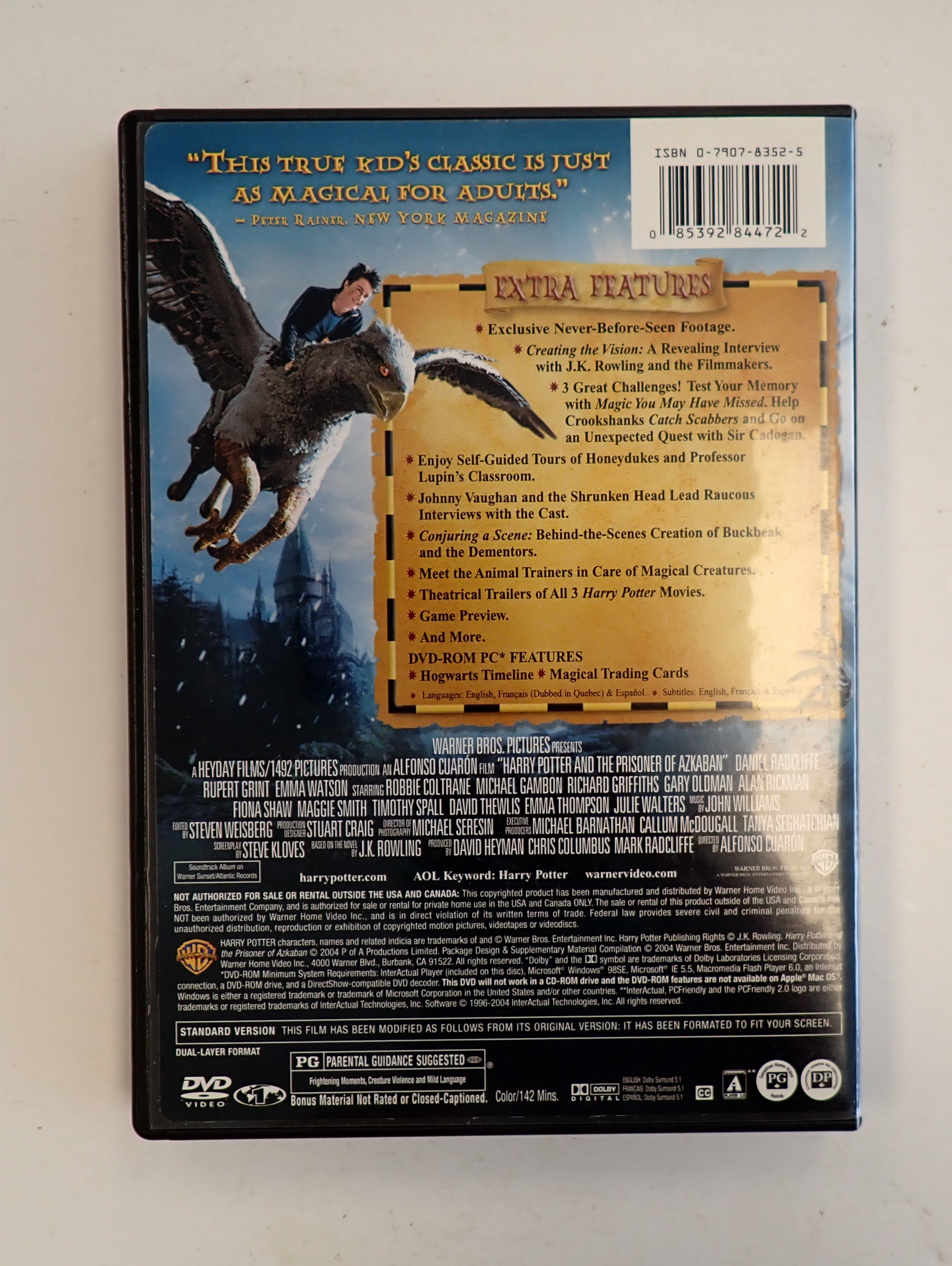 Harry Potter and the Prisoner of Azkaban - DVD