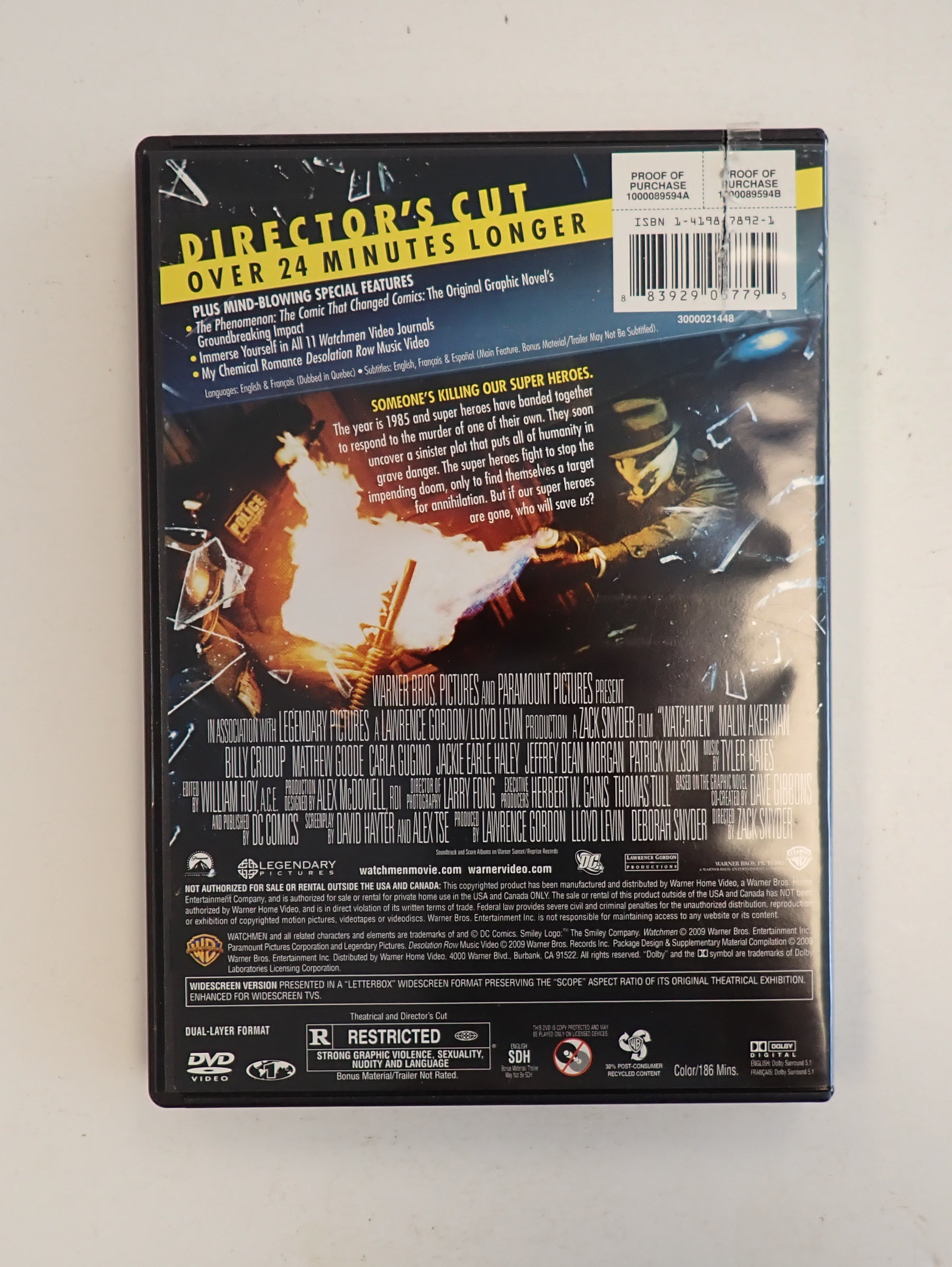 Watchmen Director's Cut - DVD