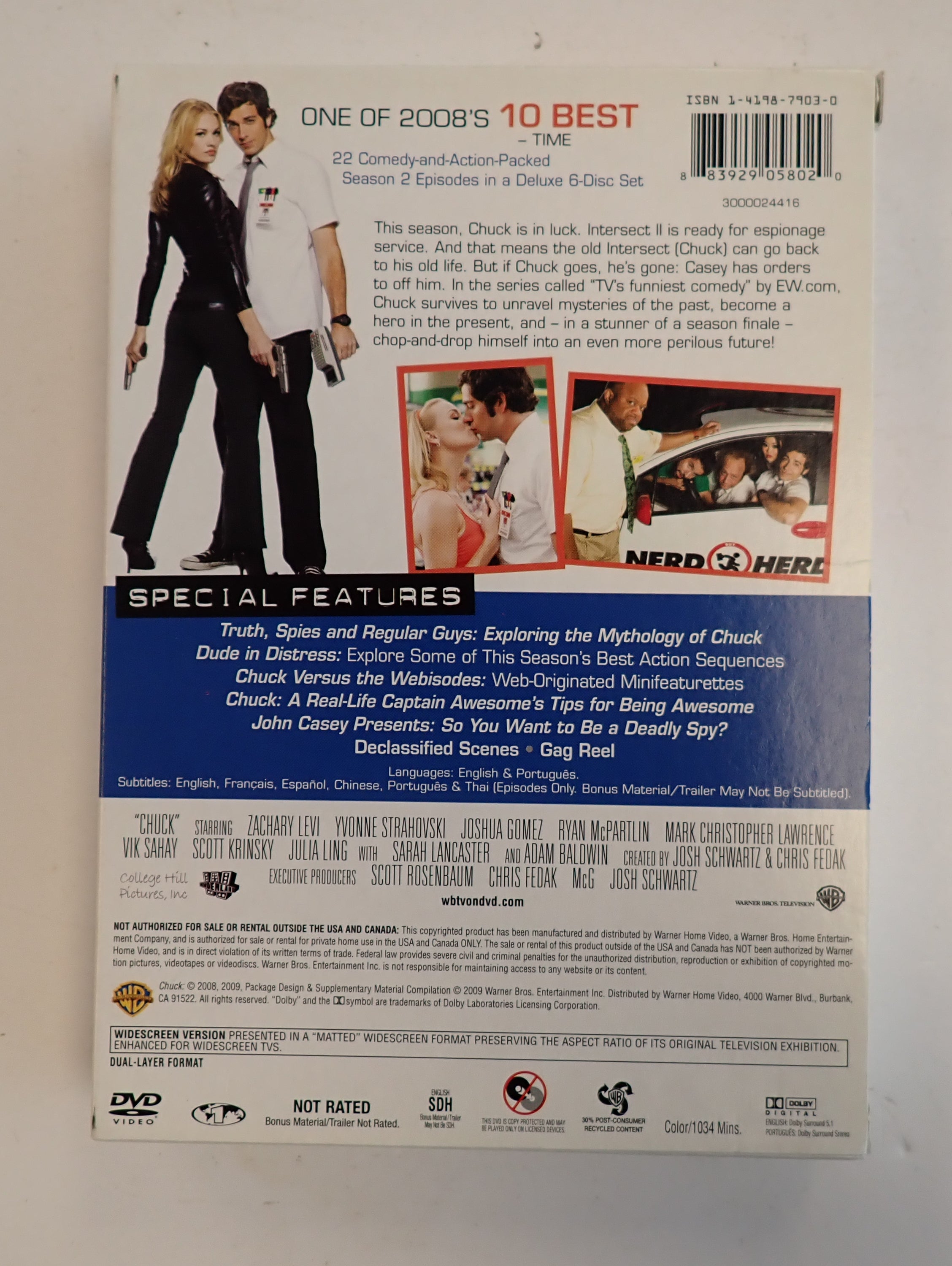 Chuck: The Complete Second Season - DVD