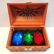 Legend Of Zelda Rupee Paper Weight Chest with Sound [Pre-Owned]