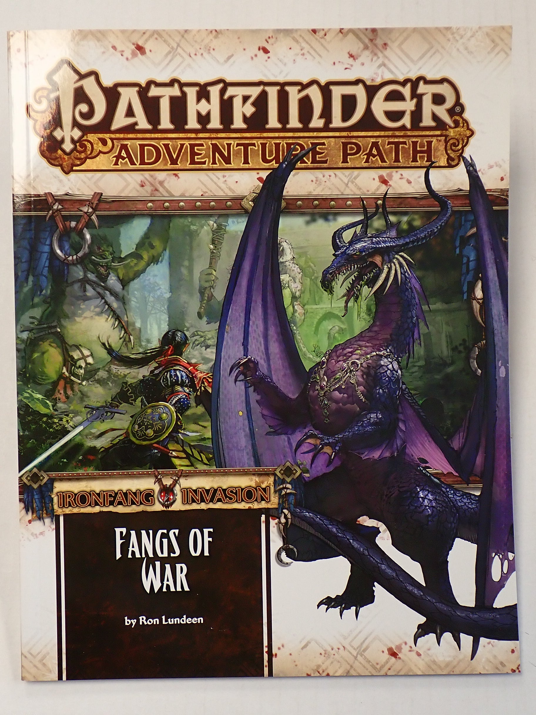 Ironfang Invasion 1-6 Complete + Map Folio - Pathfinder Adventure Path [Pre-Owned]